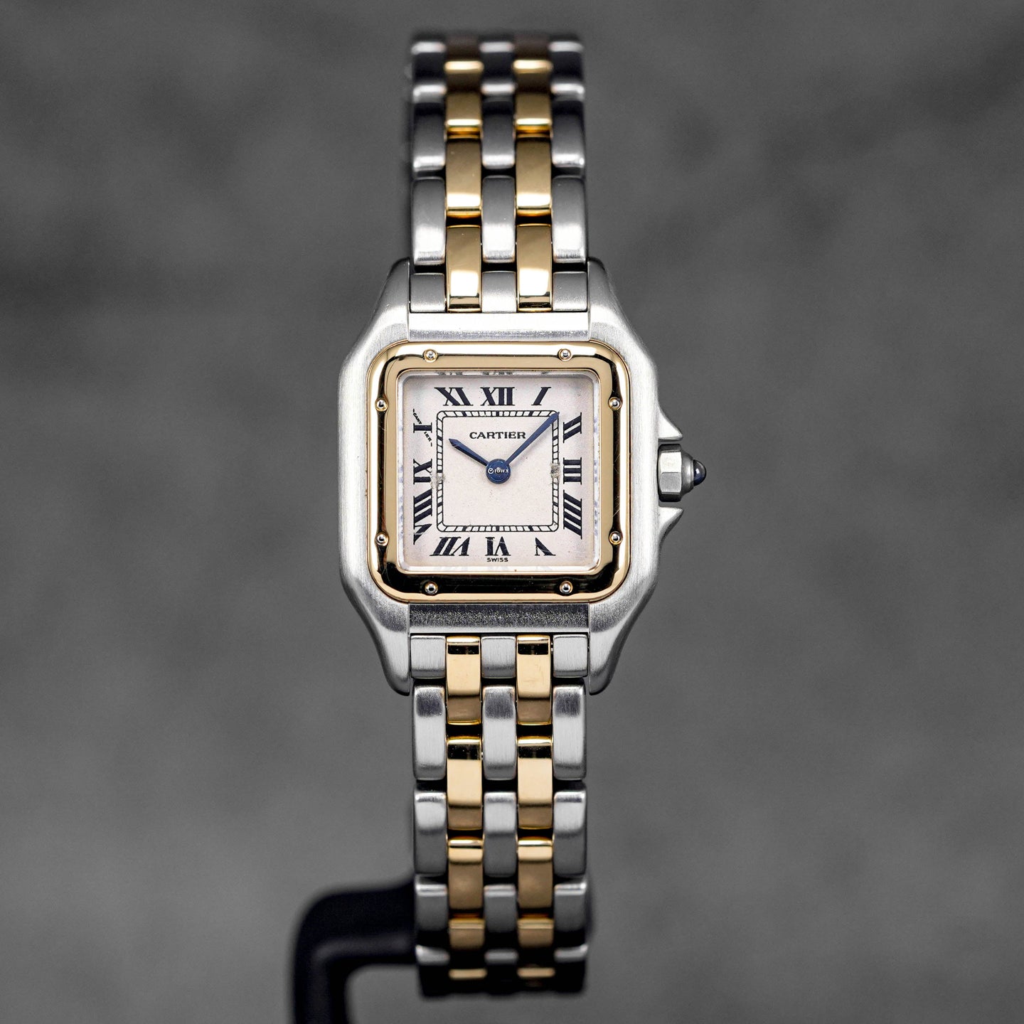 PANTHÈRE TWOTONE YELLOWGOLD S SILVER DIAL (WATCH ONLY)