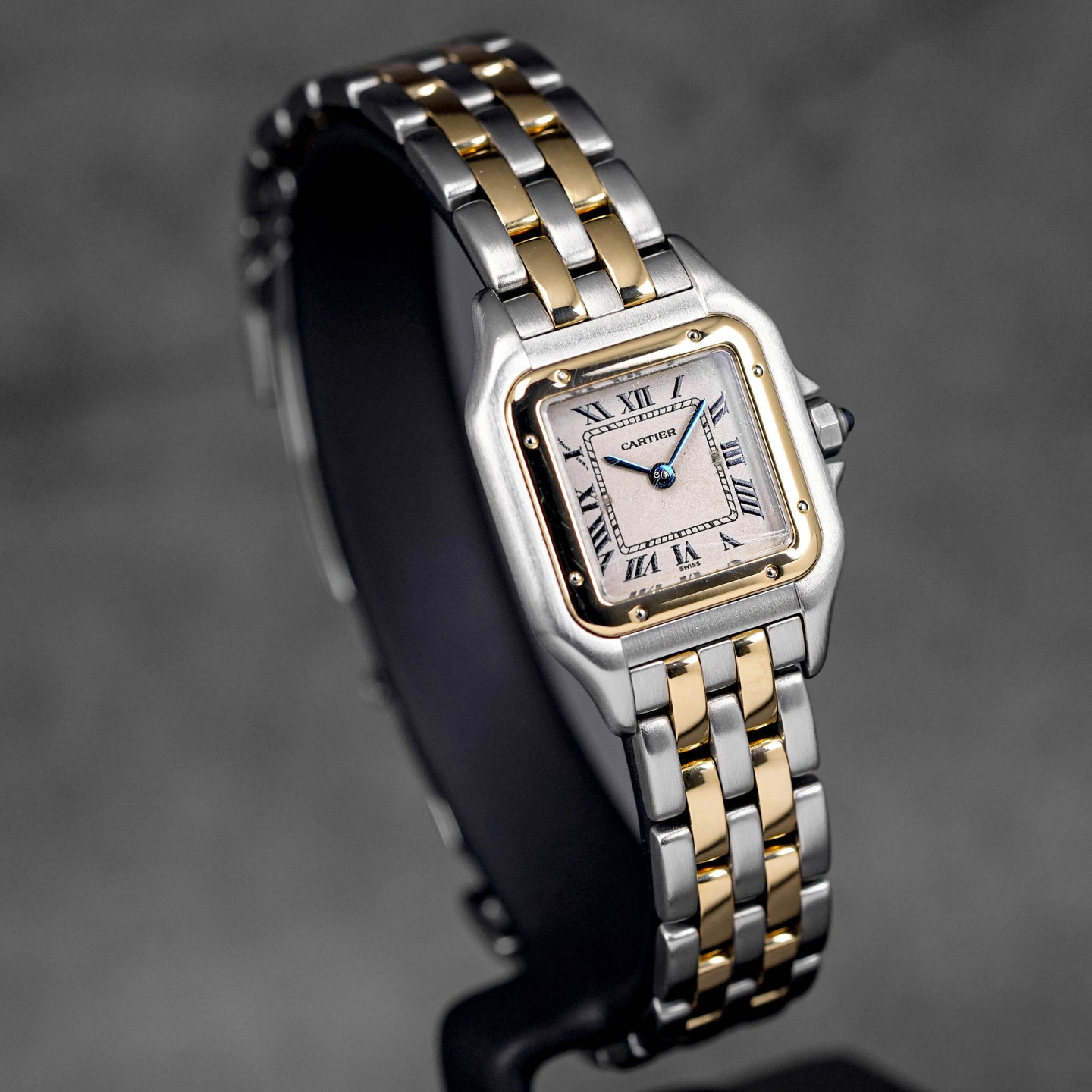 PANTHÈRE TWOTONE YELLOWGOLD S SILVER DIAL (WATCH ONLY)