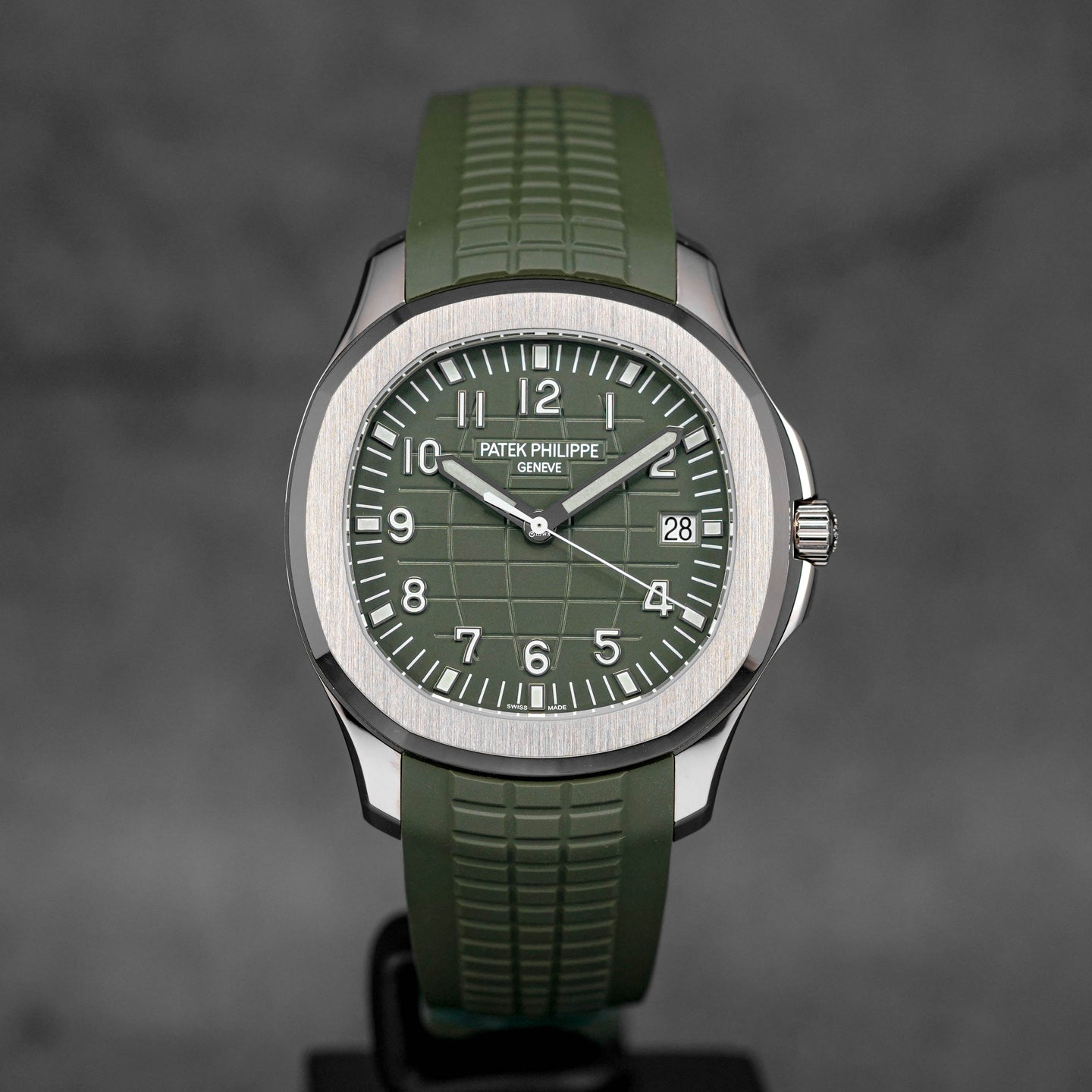 AQUANAUT 5168G WHITEGOLD KHAKI GREEN (2024)