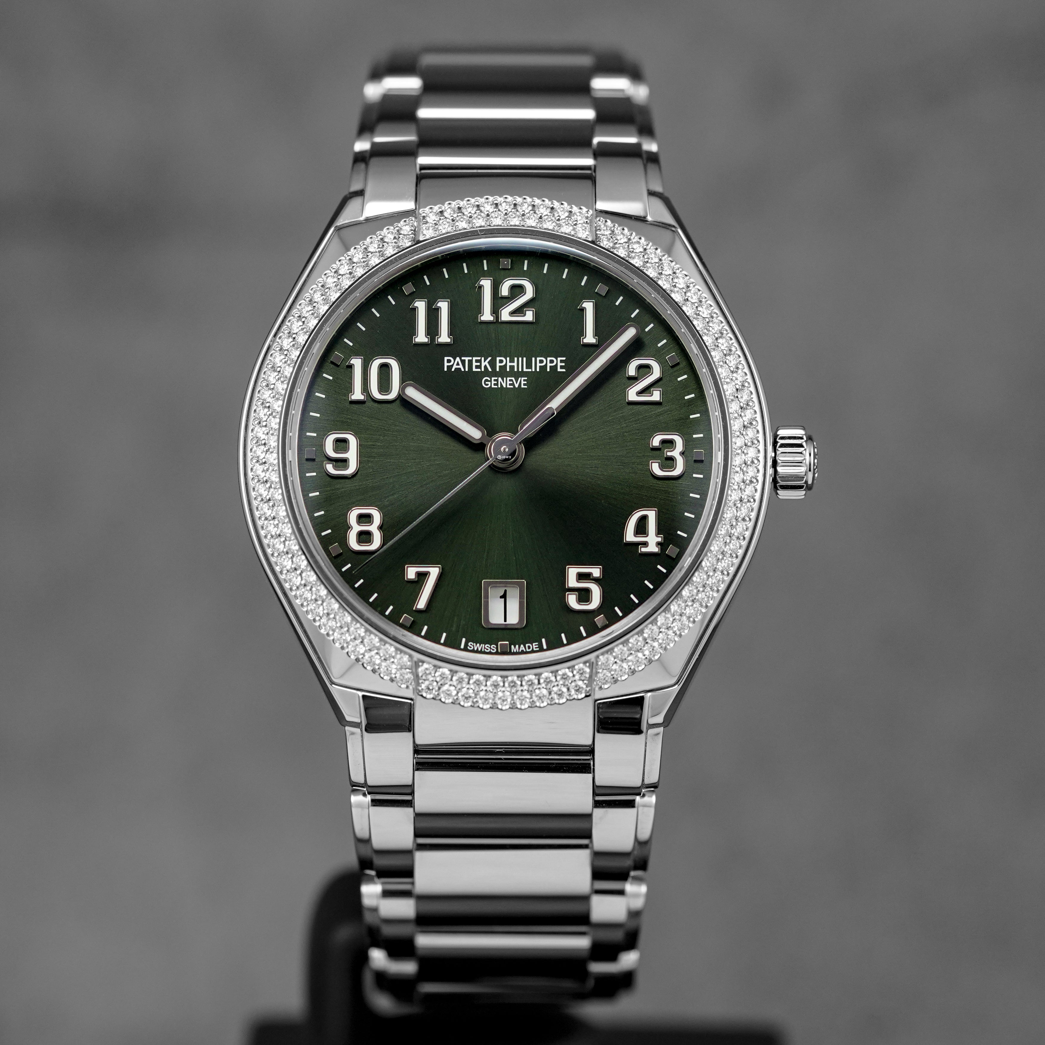 TWENTY~4 7300/1200A OLIVE GREEN DIAL DIAMOND BEZEL (2023)