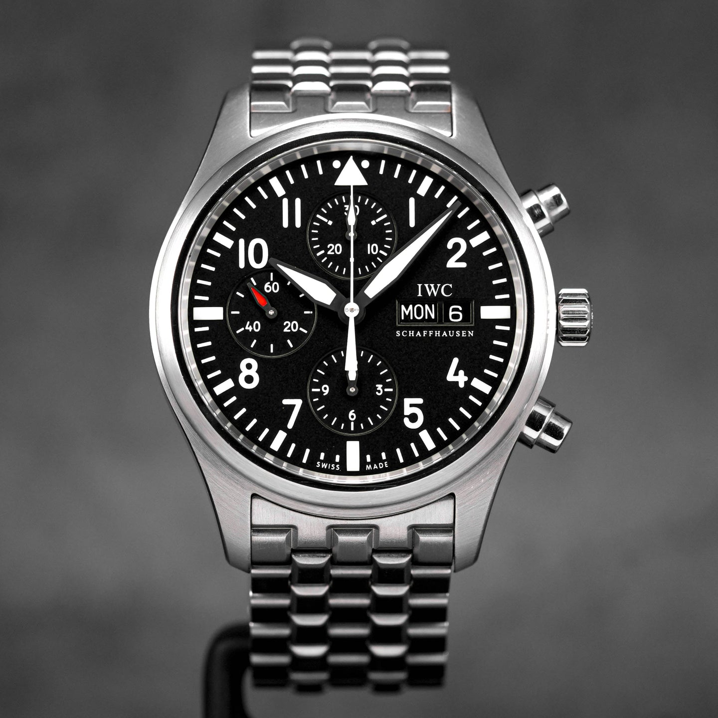 PILOT'S CHRONOGRAPH SPITFIRE STEEL BLACK DIAL (2008)