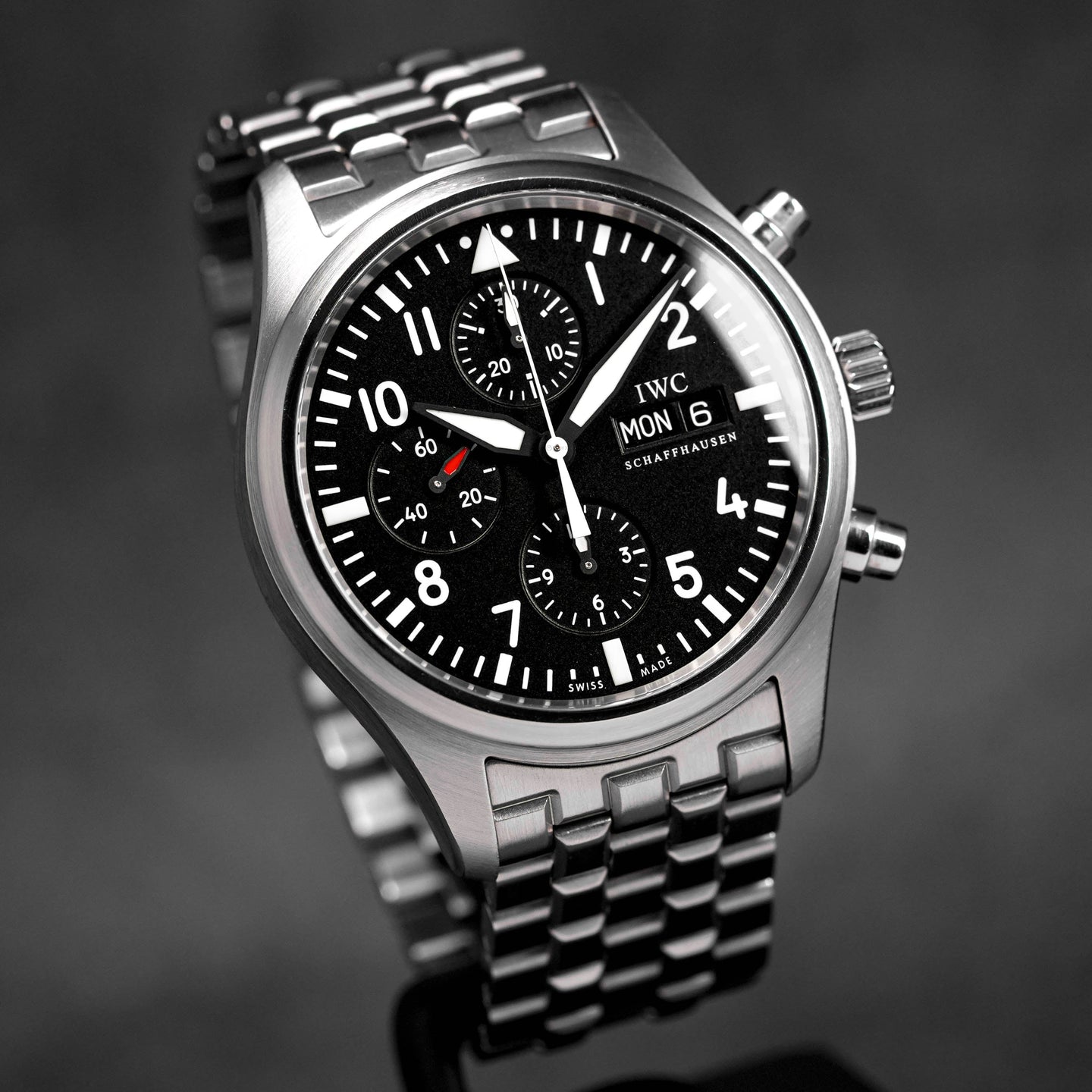 PILOT'S CHRONOGRAPH SPITFIRE STEEL BLACK DIAL (2008)