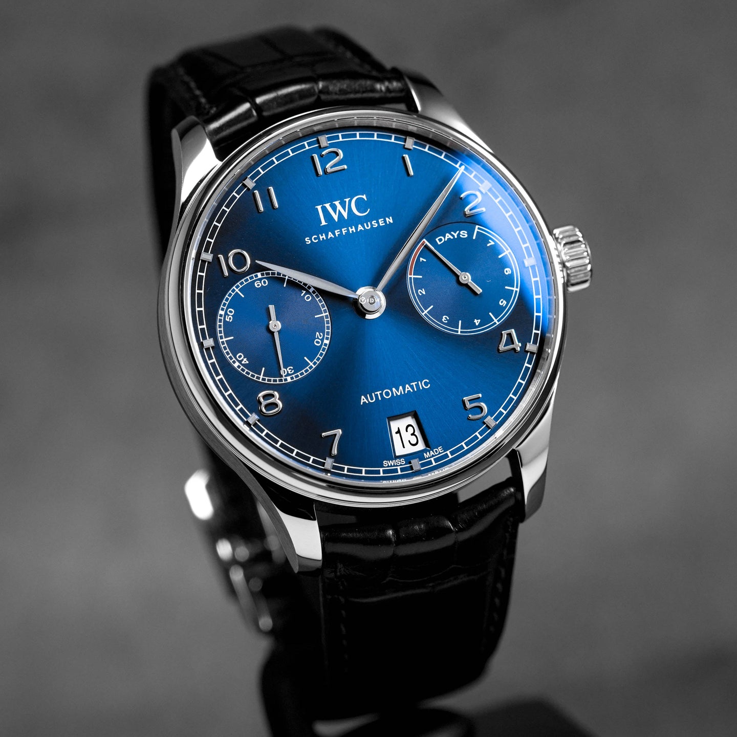 PORTUGIESER AUTOMATIC 7 DAYS SMALL SECONDS BLUE DIAL (2021)