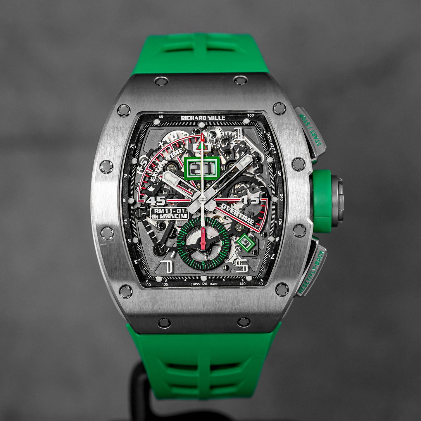 RM 11-01 TITANIUM ROBERTO MANCINI FLYBACK CHRONOGRAPH (2016)