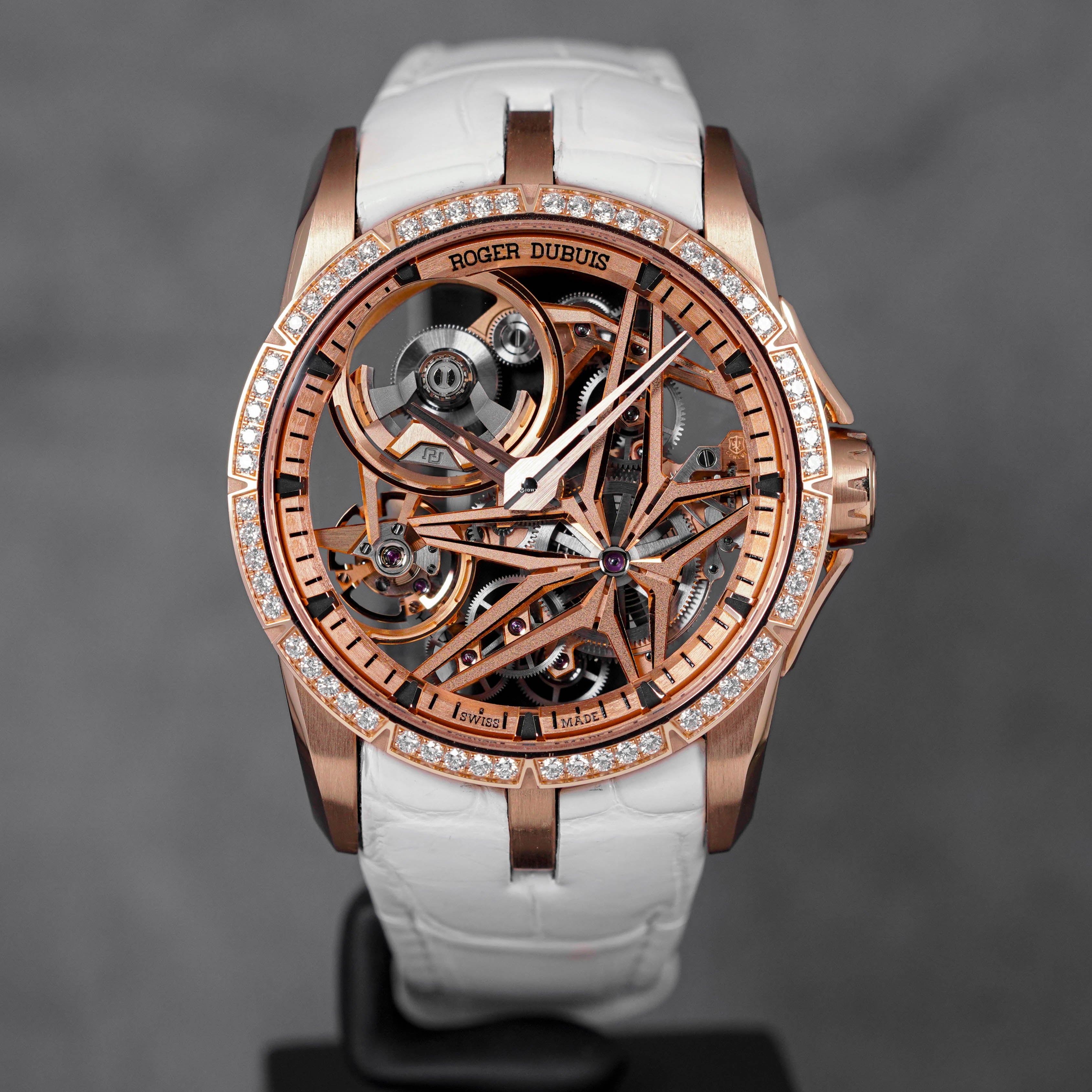 EXCALIBUR MONOBALANCIER 42MM ROSEGOLD DIAMOND BEZEL (2023)