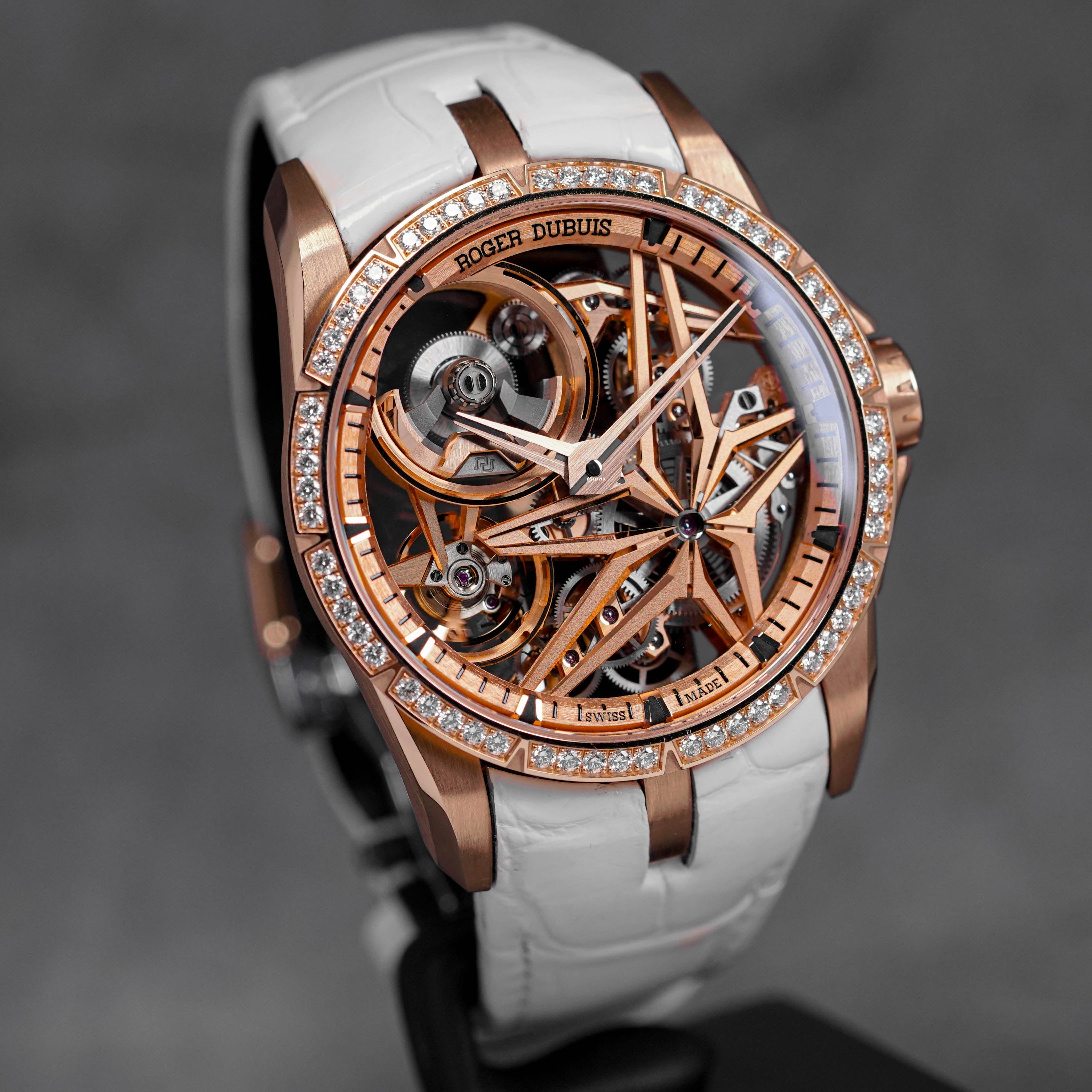 EXCALIBUR MONOBALANCIER 42MM ROSEGOLD DIAMOND BEZEL (2023)