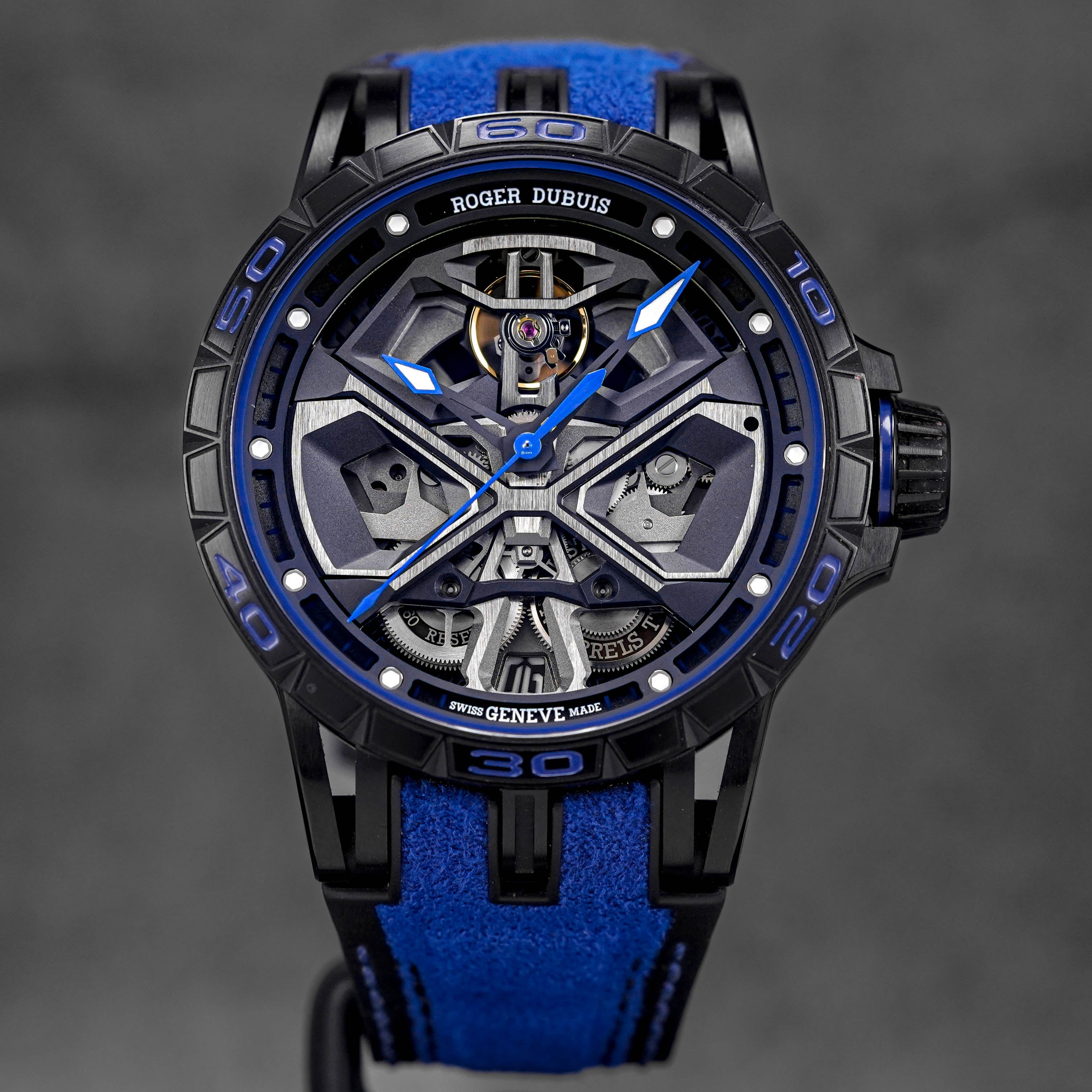 EXCALIBUR SPIDER MONOBALANCIER HURACAN 45MM BLACK DLC TITANIUM (2022)