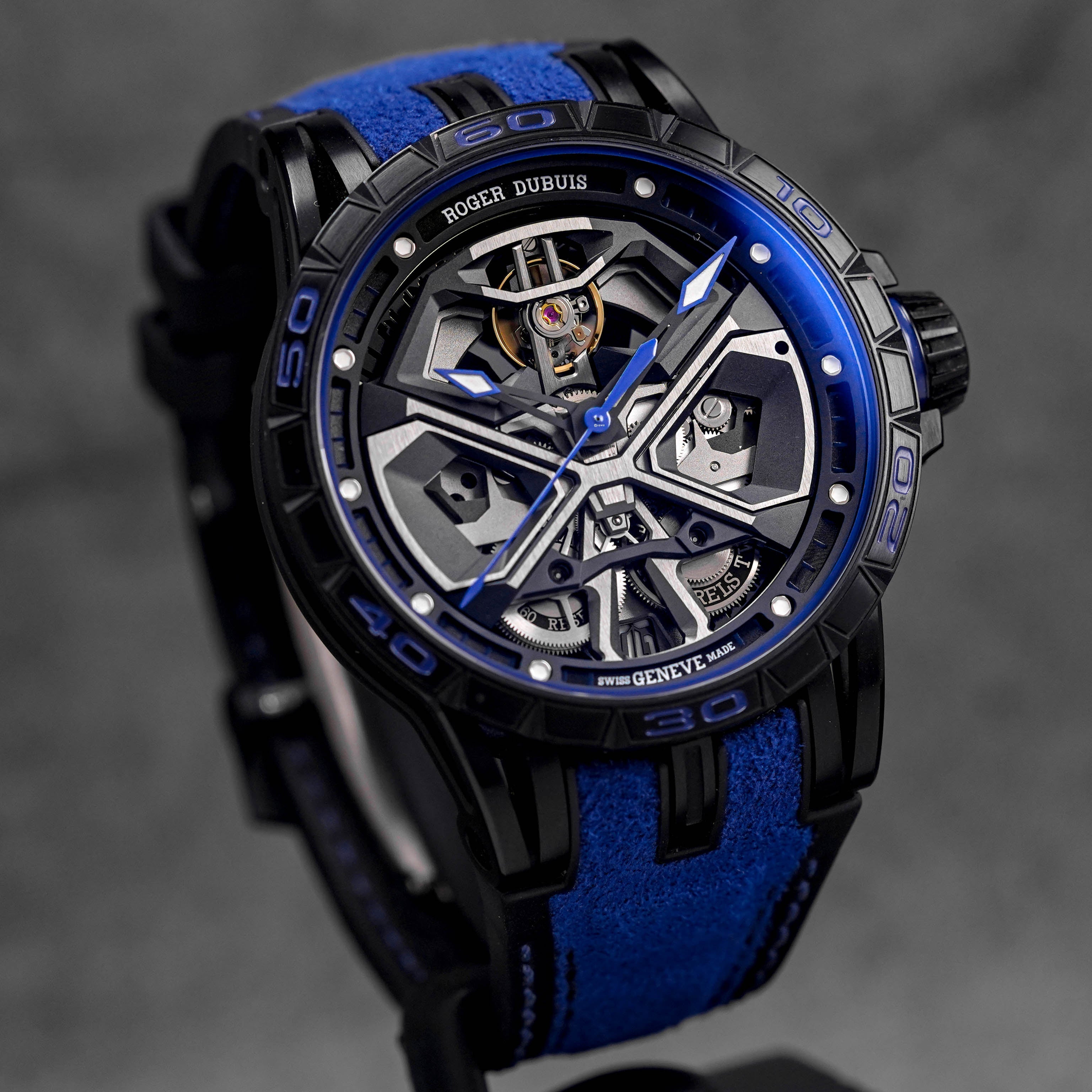 EXCALIBUR SPIDER MONOBALANCIER HURACAN 45MM BLACK DLC TITANIUM (2022)