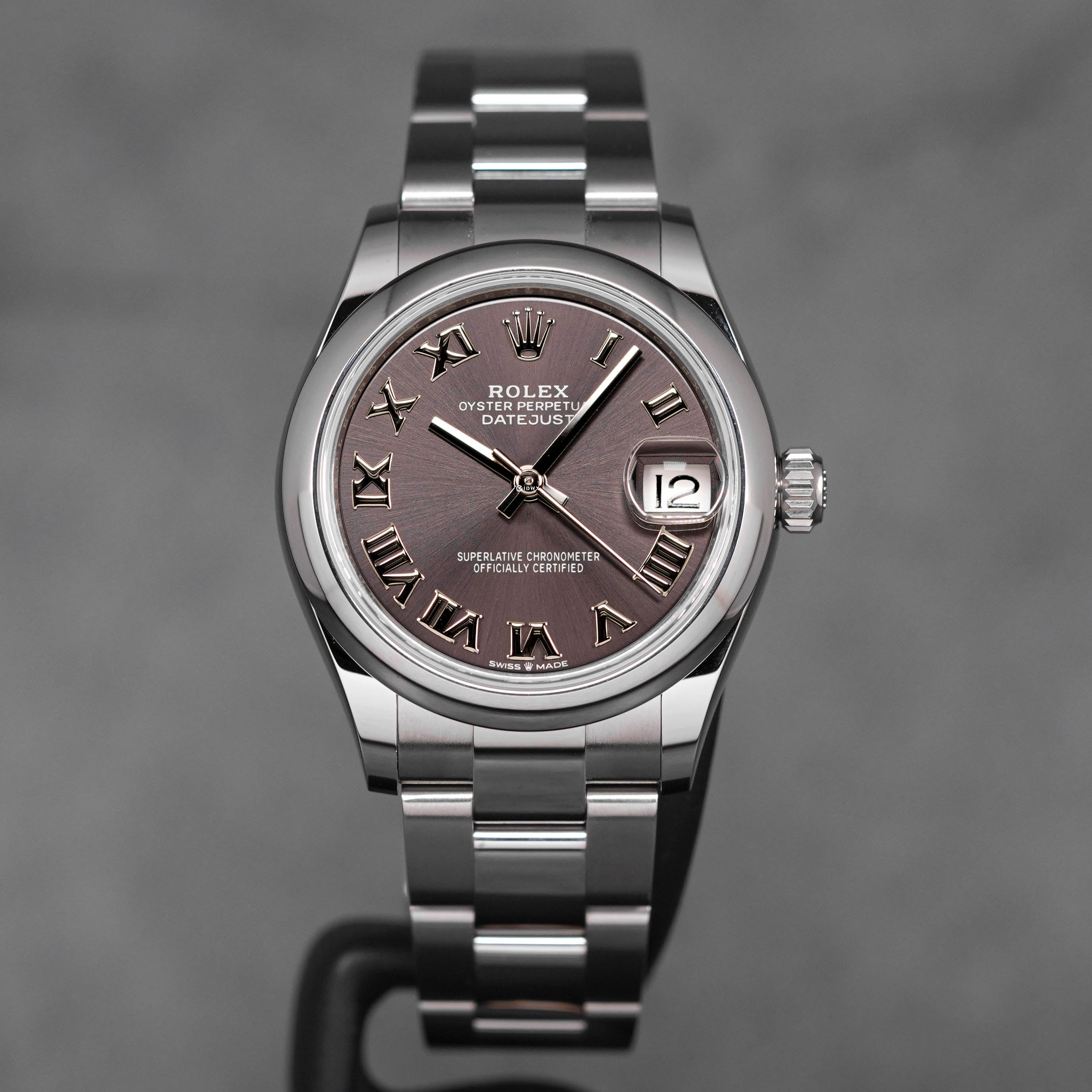 DATEJUST 31MM DARK GREY ROMAN DIAL (2021)