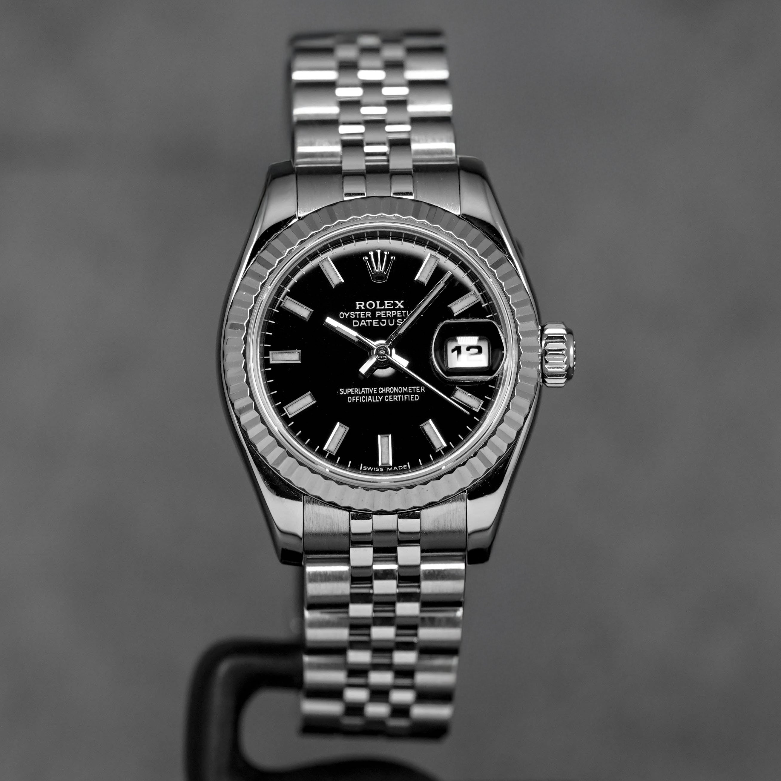 DATEJUST 26MM BLACK DIAL (WATCH & BOX)