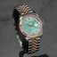 DATEJUST 28MM TWOTONE YELLOWGOLD GREEN STRIPE DIAMOND DIAL (2019)