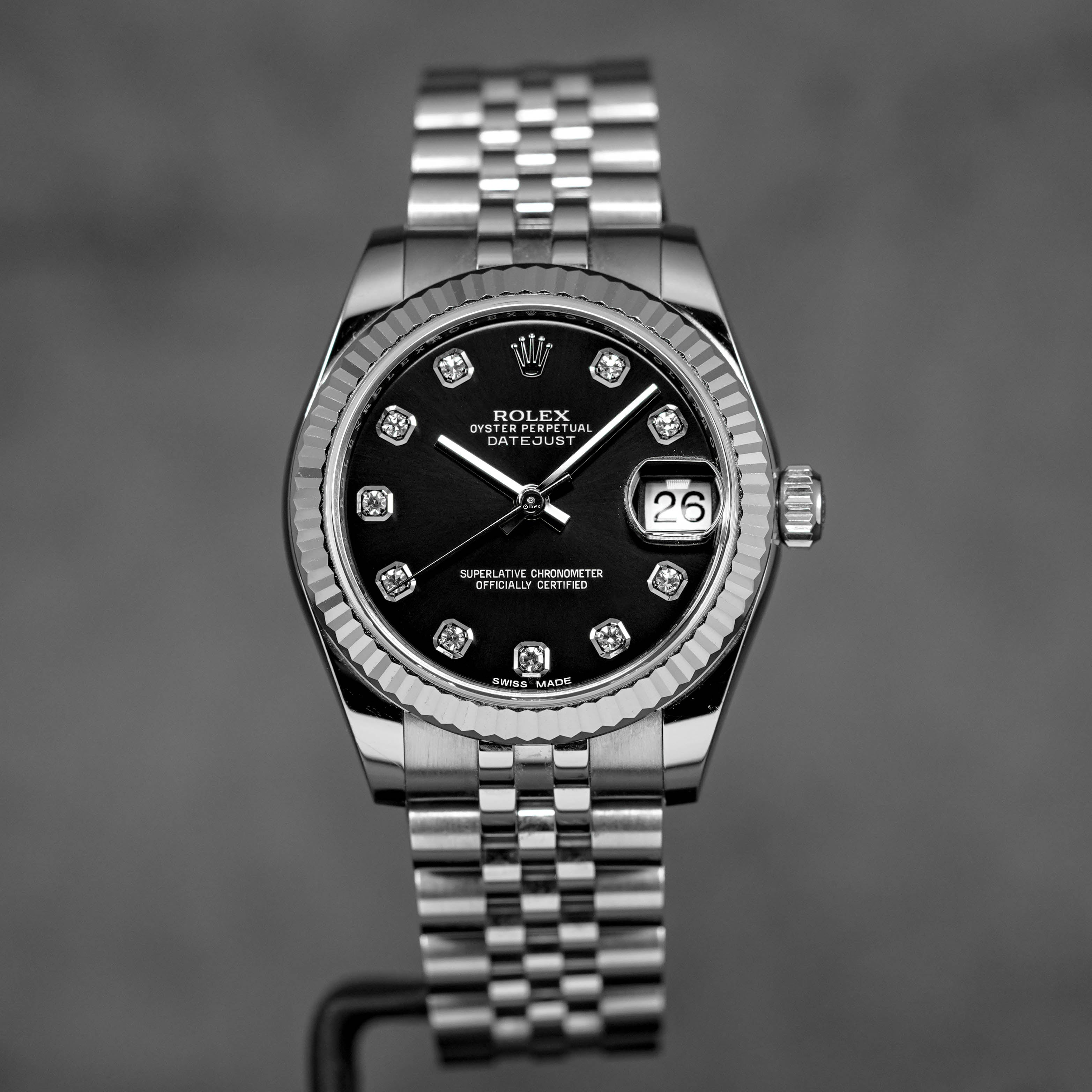 DATEJUST 31MM BLACK DIAMOND DIAL (2015)