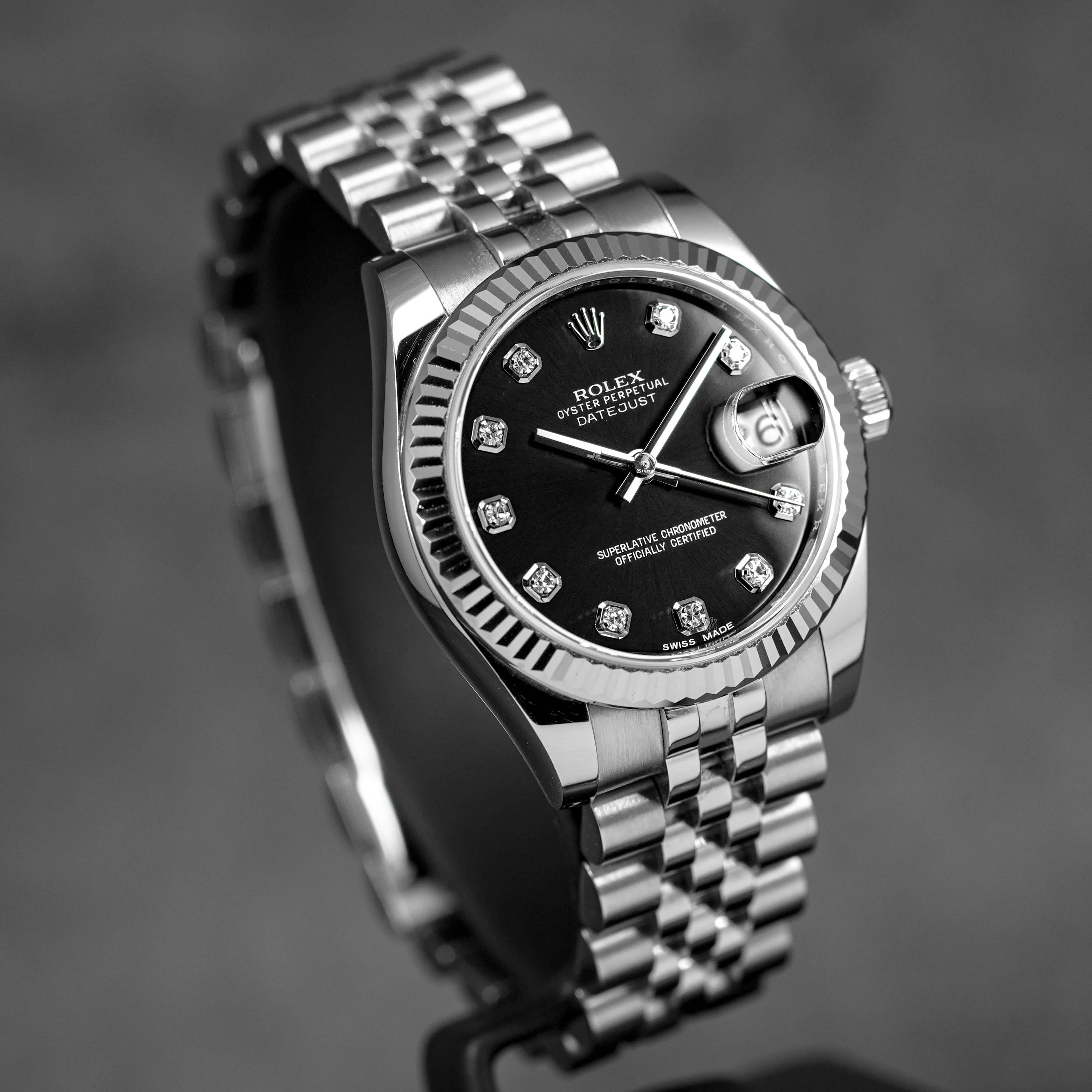 DATEJUST 31MM BLACK DIAMOND DIAL (2015)