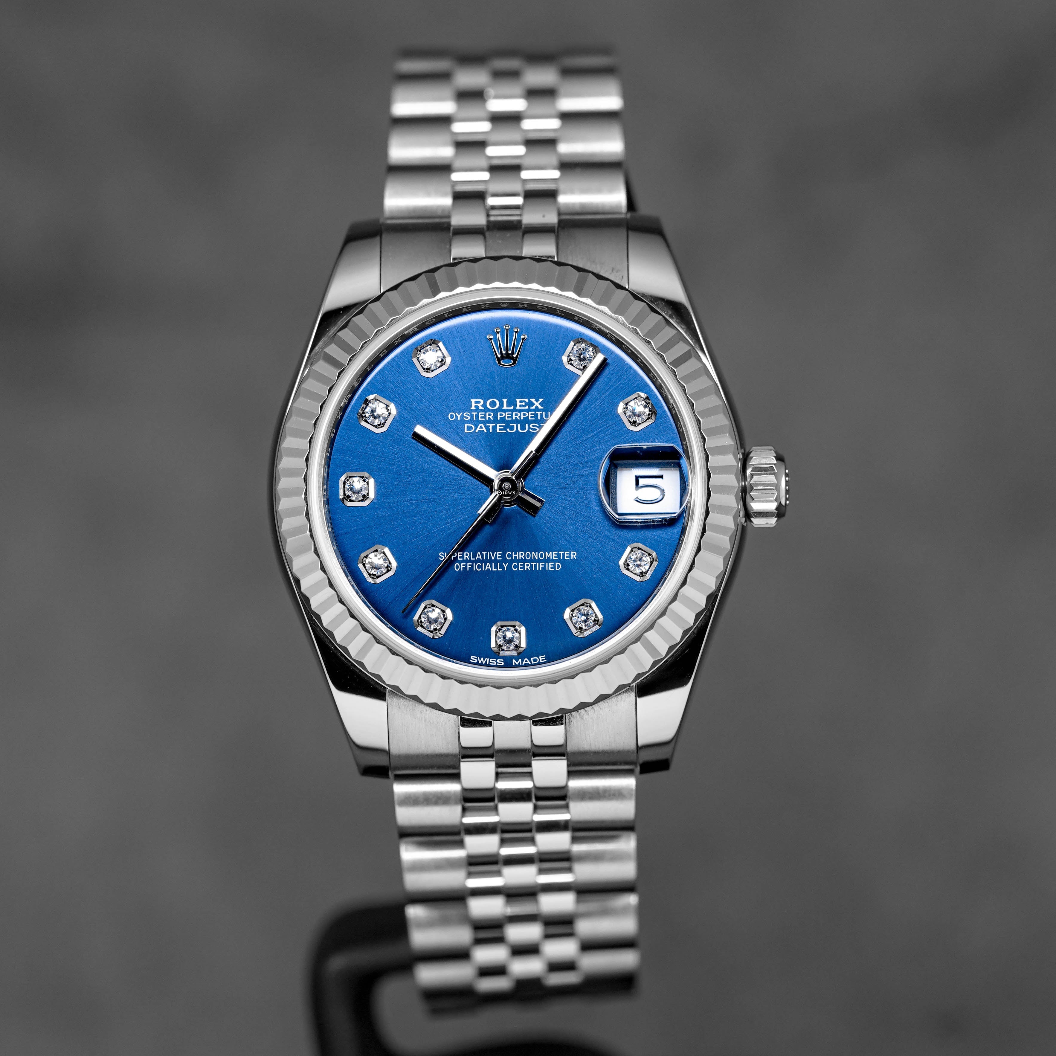 DATEJUST 31MM BLUE DIAMOND DIAL (2019)