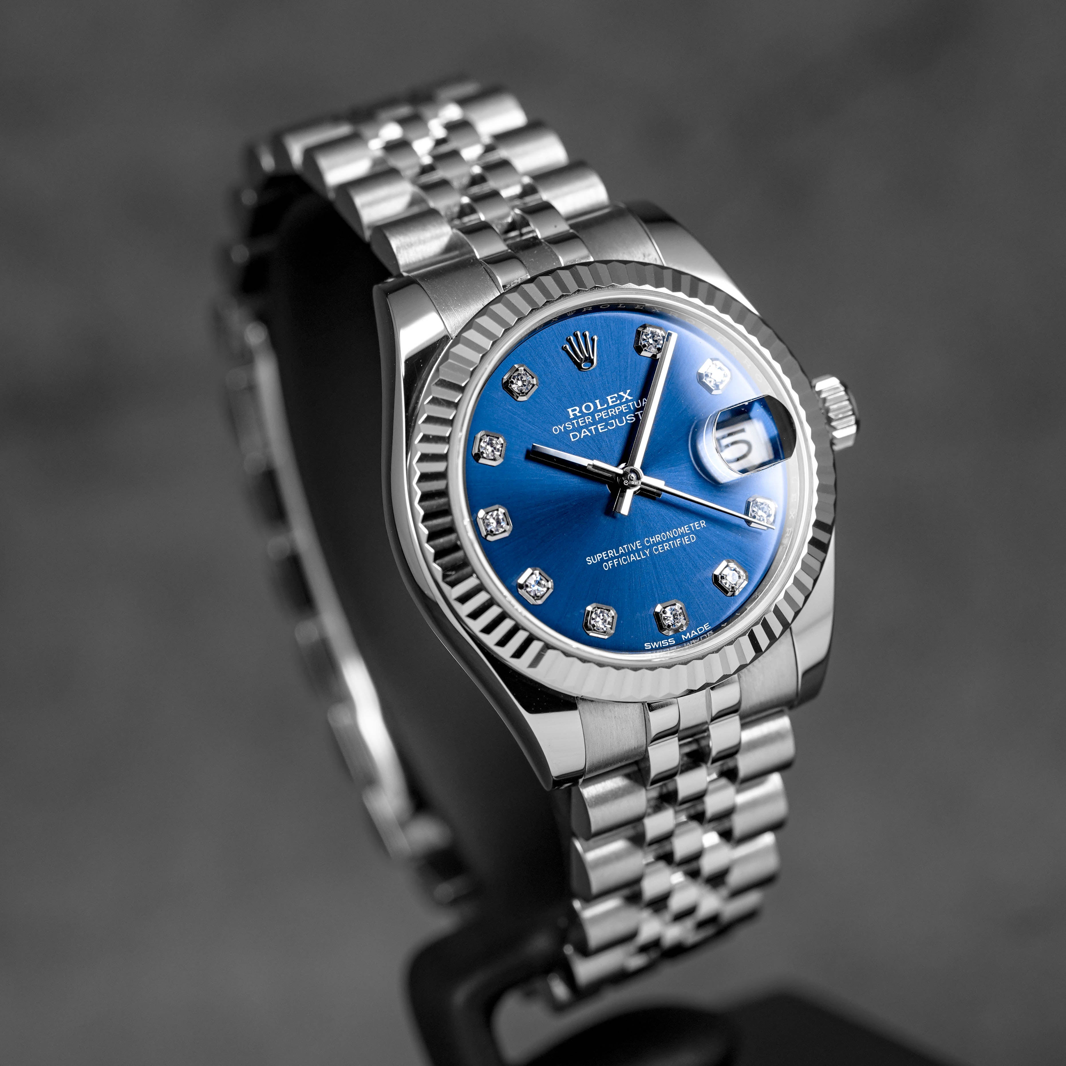 DATEJUST 31MM BLUE DIAMOND DIAL (2019)