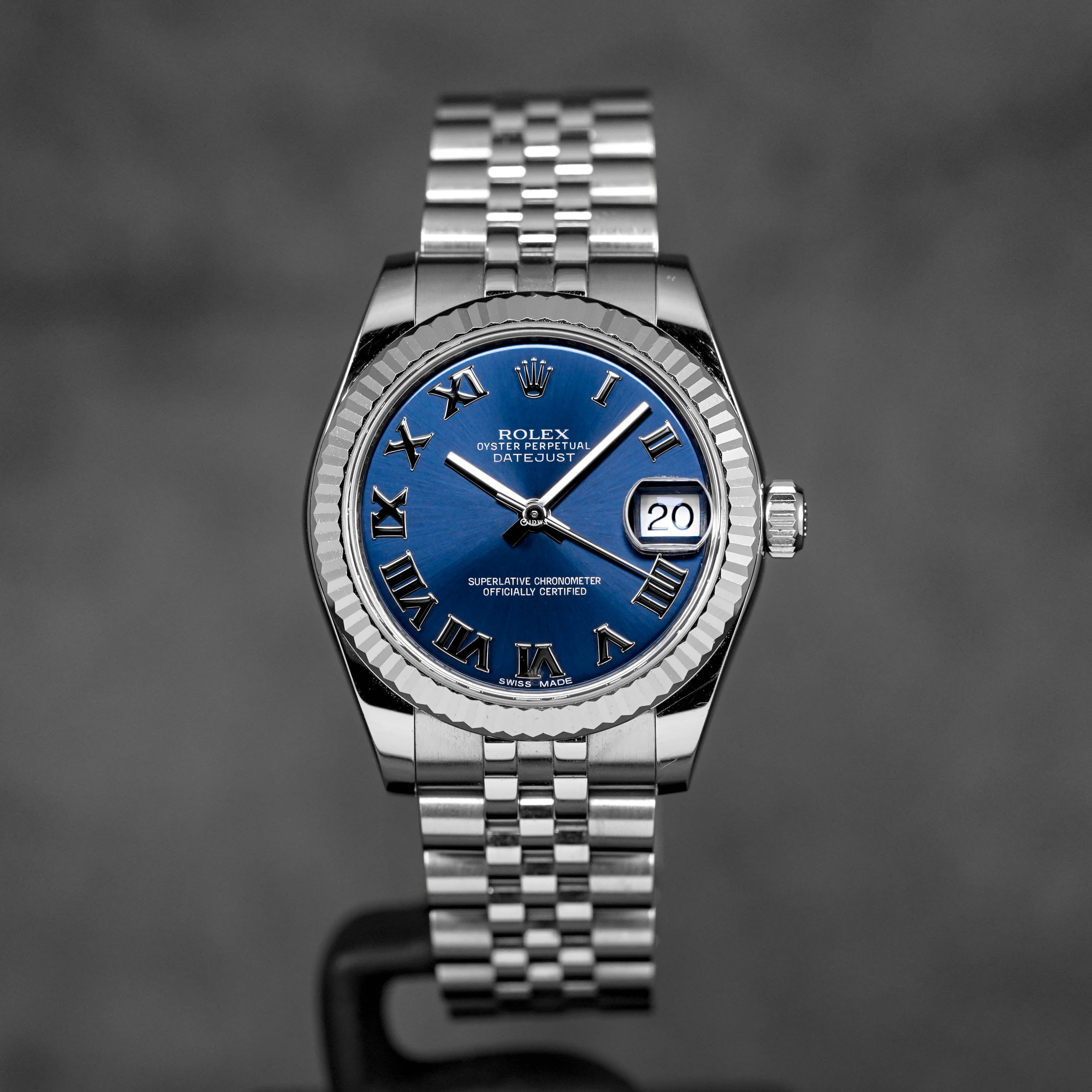 DATEJUST 31MM BLUE ROMAN DIAL (2014)