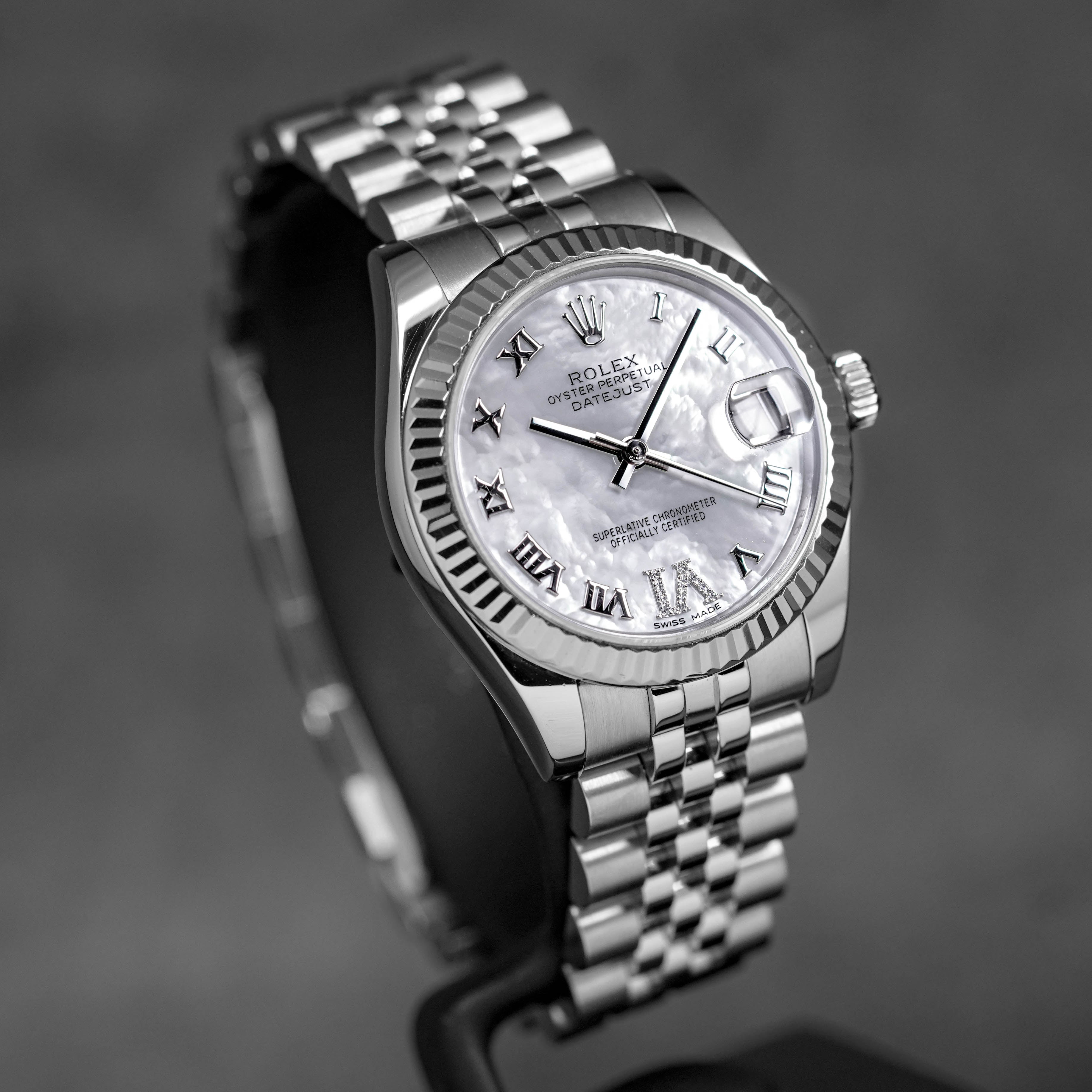 DATEJUST 31MM MOP ROMAN DIAL DIAMOND ON VI (2019)