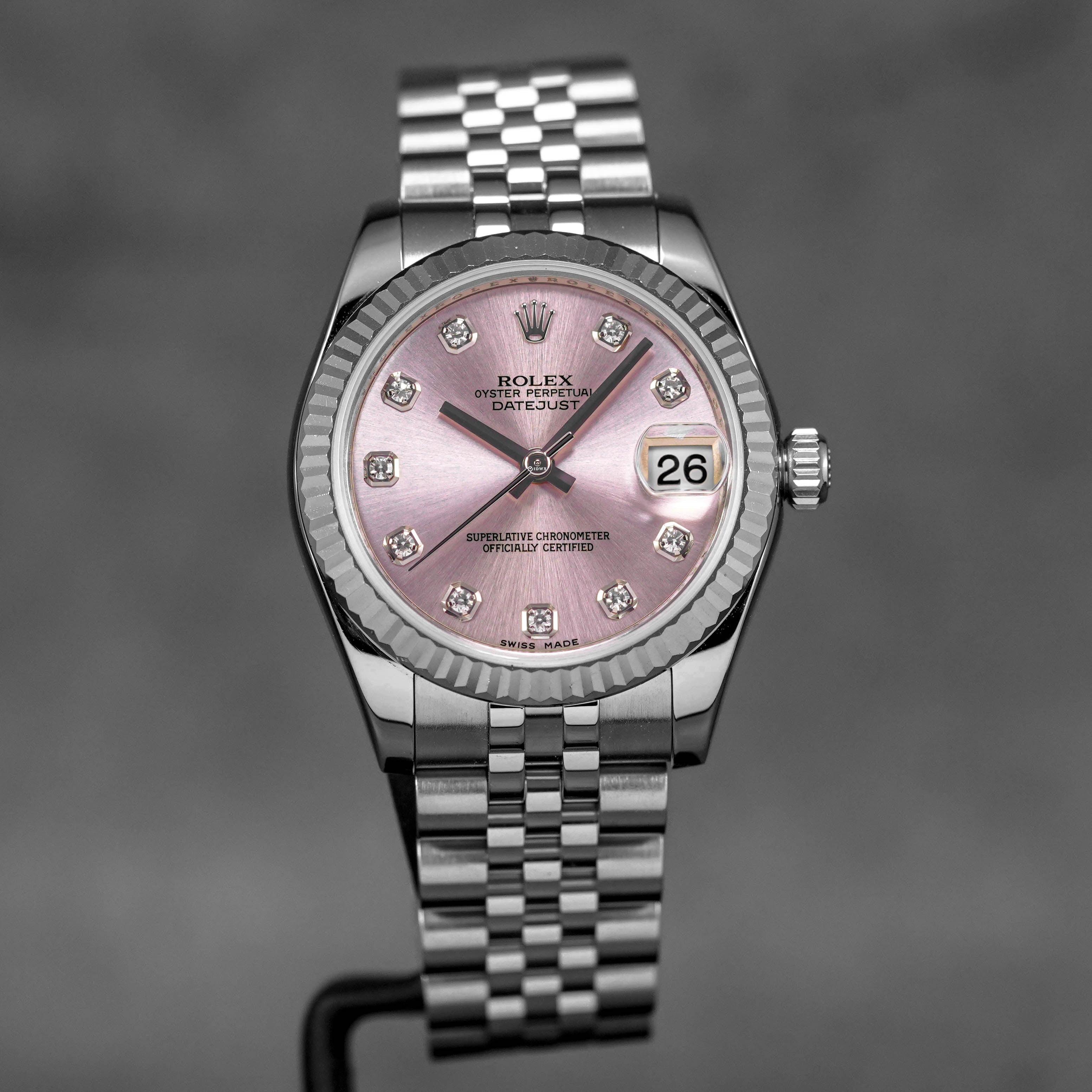 DATEJUST 31MM PINK DIAMOND DIAL (2011)