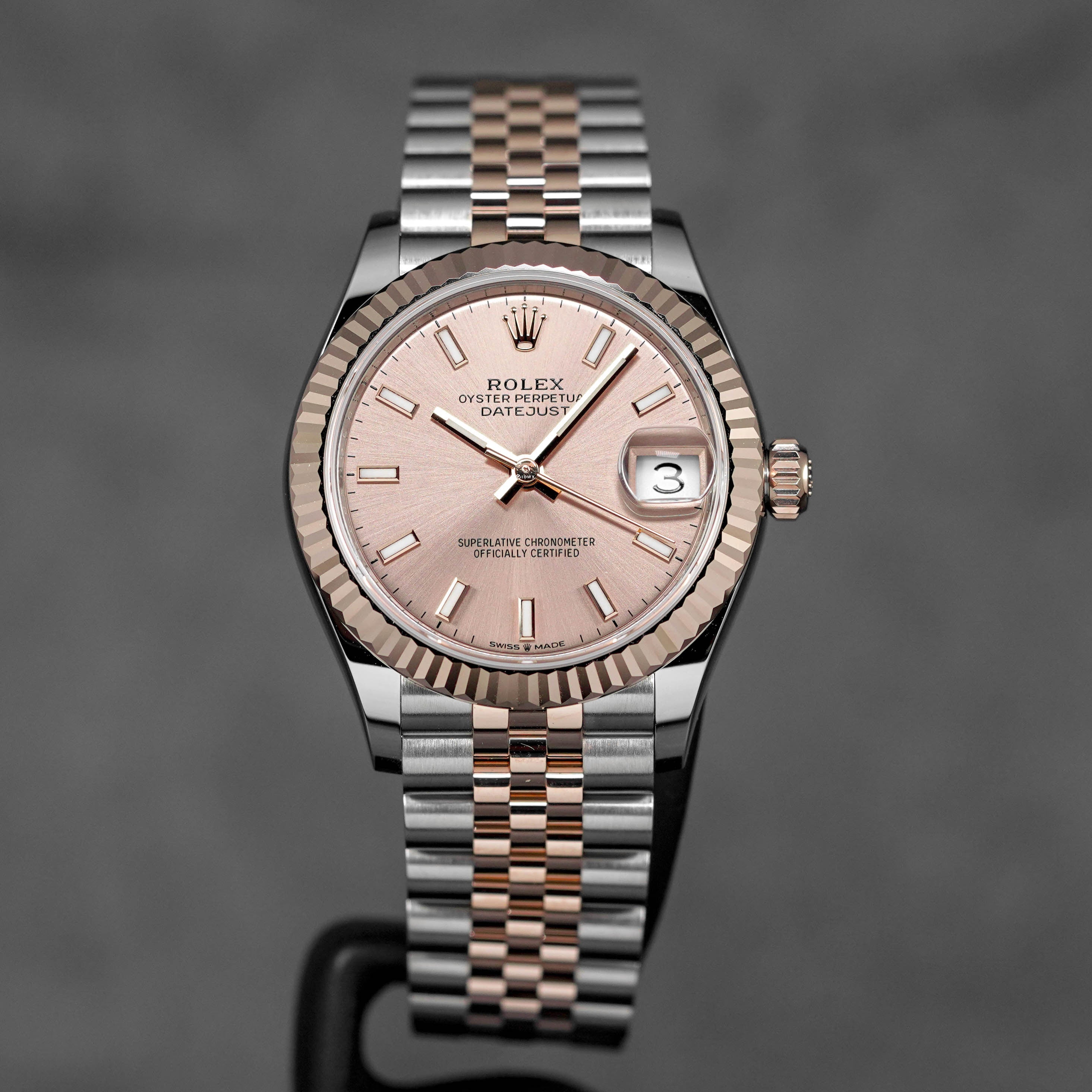 DATEJUST 31MM TWOTONE ROSEGOLD SALMON DIAL (2025)