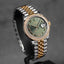 DATEJUST 31MM TWOTONE YELLOWGOLD DIAMOND RING OLIVE GREEN ROMAN DIAL DIAMOND VI (2022)