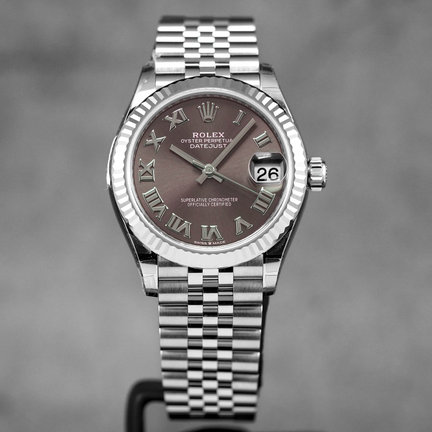 DATEJUST 31MM DARK GREY ROMAN DIAL (2021)