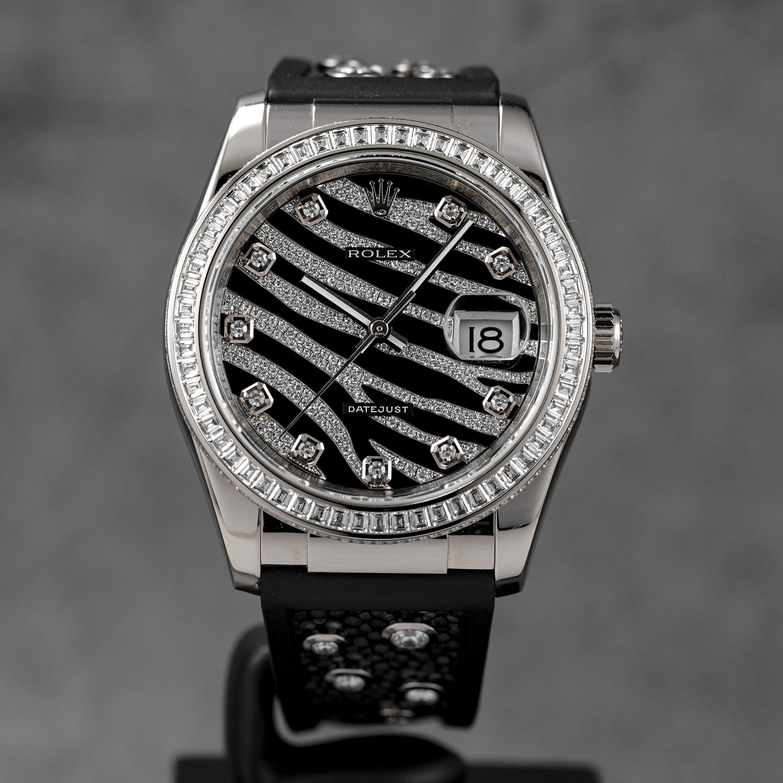 DATEJUST 36MM WHITEGOLD 'ZEBRA' DIAMOND DIAL (2021)