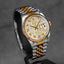 DATEJUST 36MM TWOTONE YELLOWGOLD CHAMPAGNE COMPUTERIZED DIAMOND DIAL (2000)