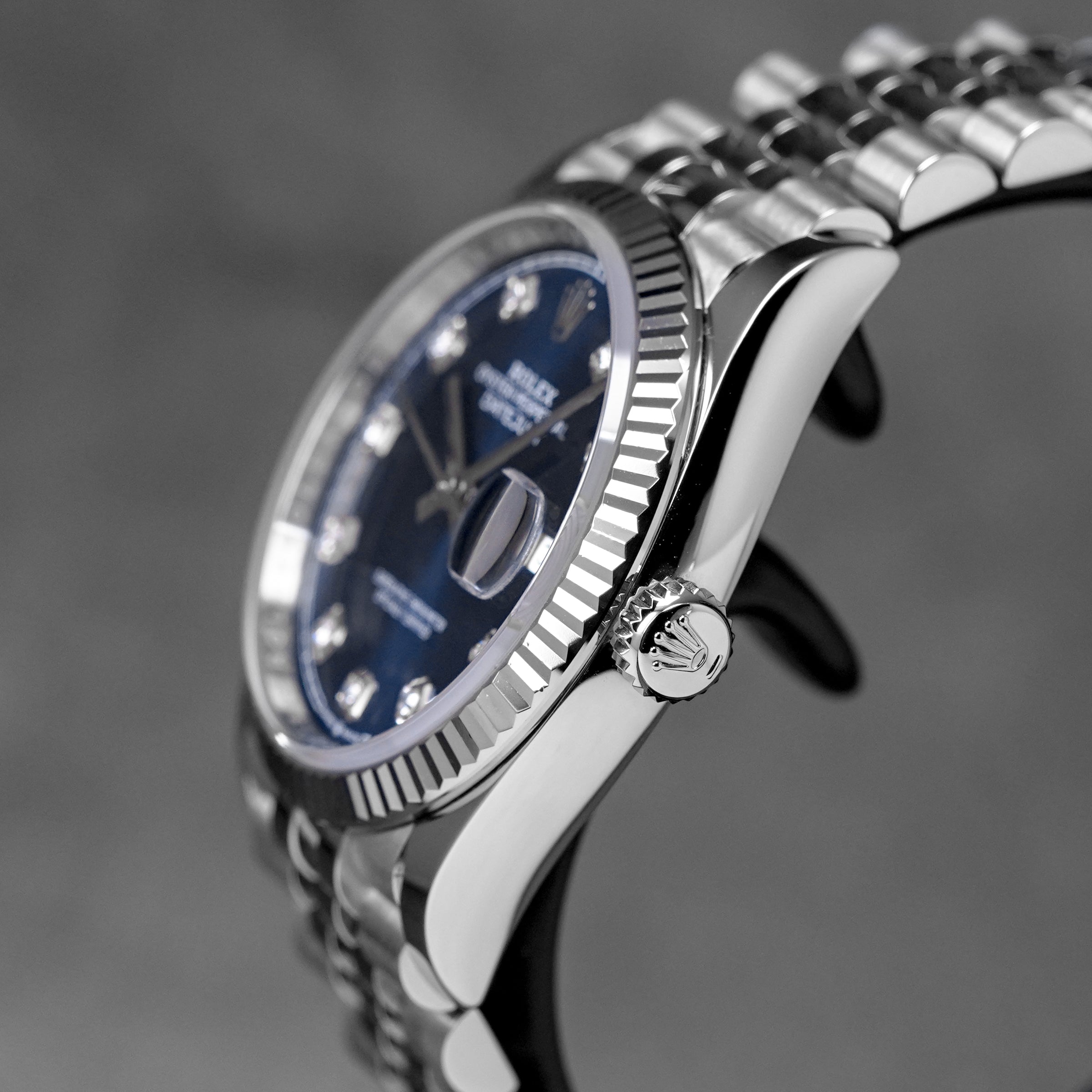 ROLEX DATEJUST 36MM BLUE DIAMOND DIAL (2025) – ONELUXE