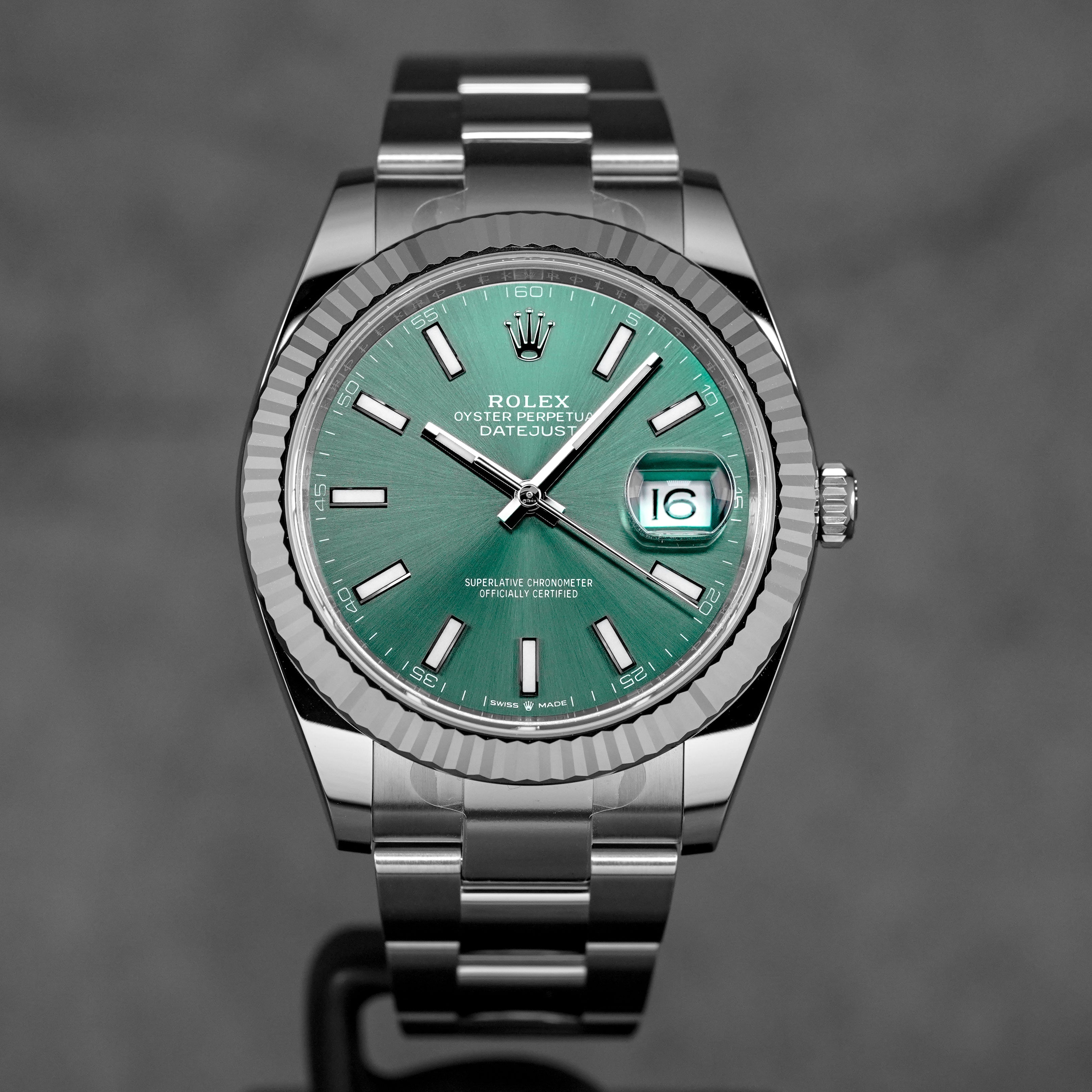 DATEJUST 41MM MINT GREEN DIAL (2025)