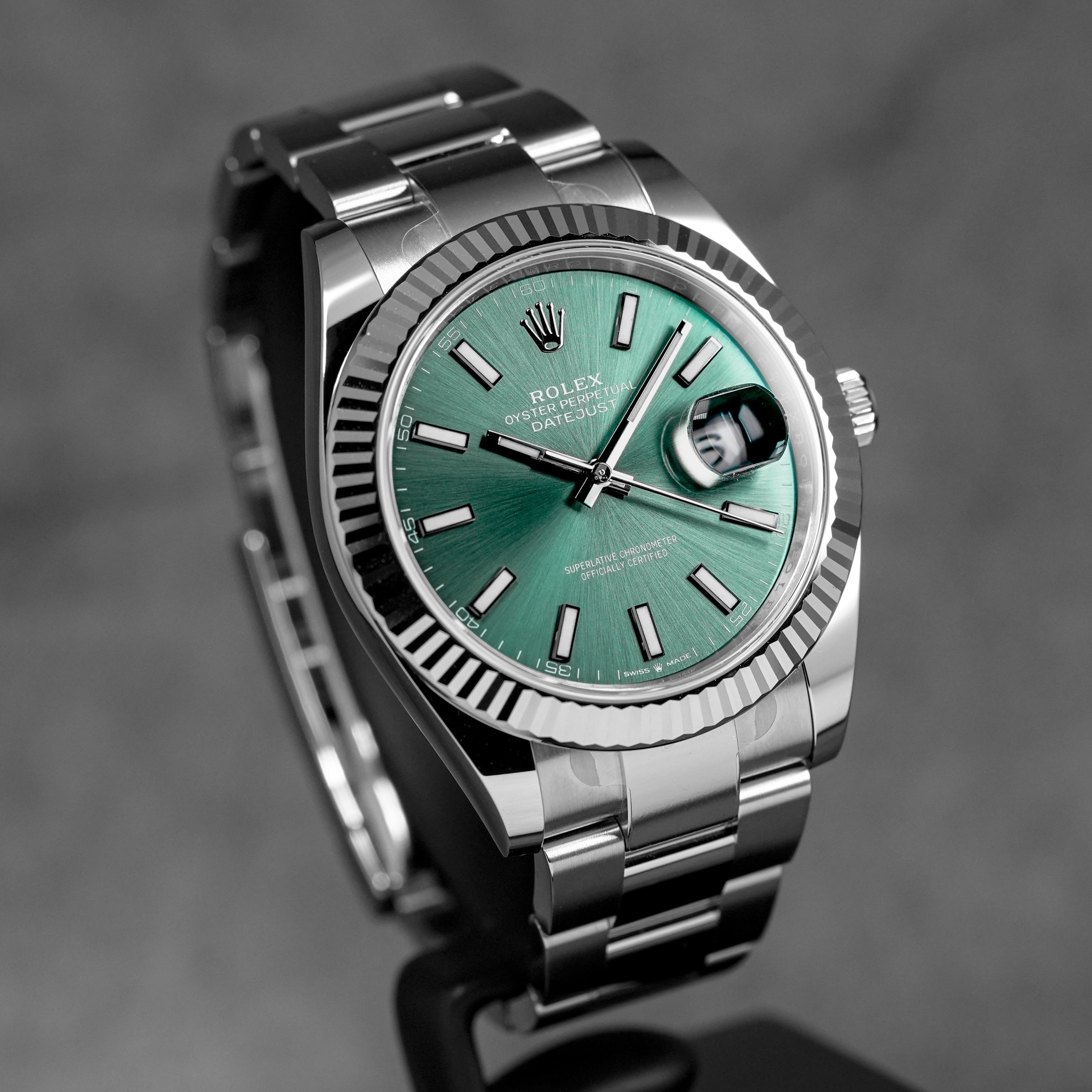 DATEJUST 41MM MINT GREEN DIAL (2025)