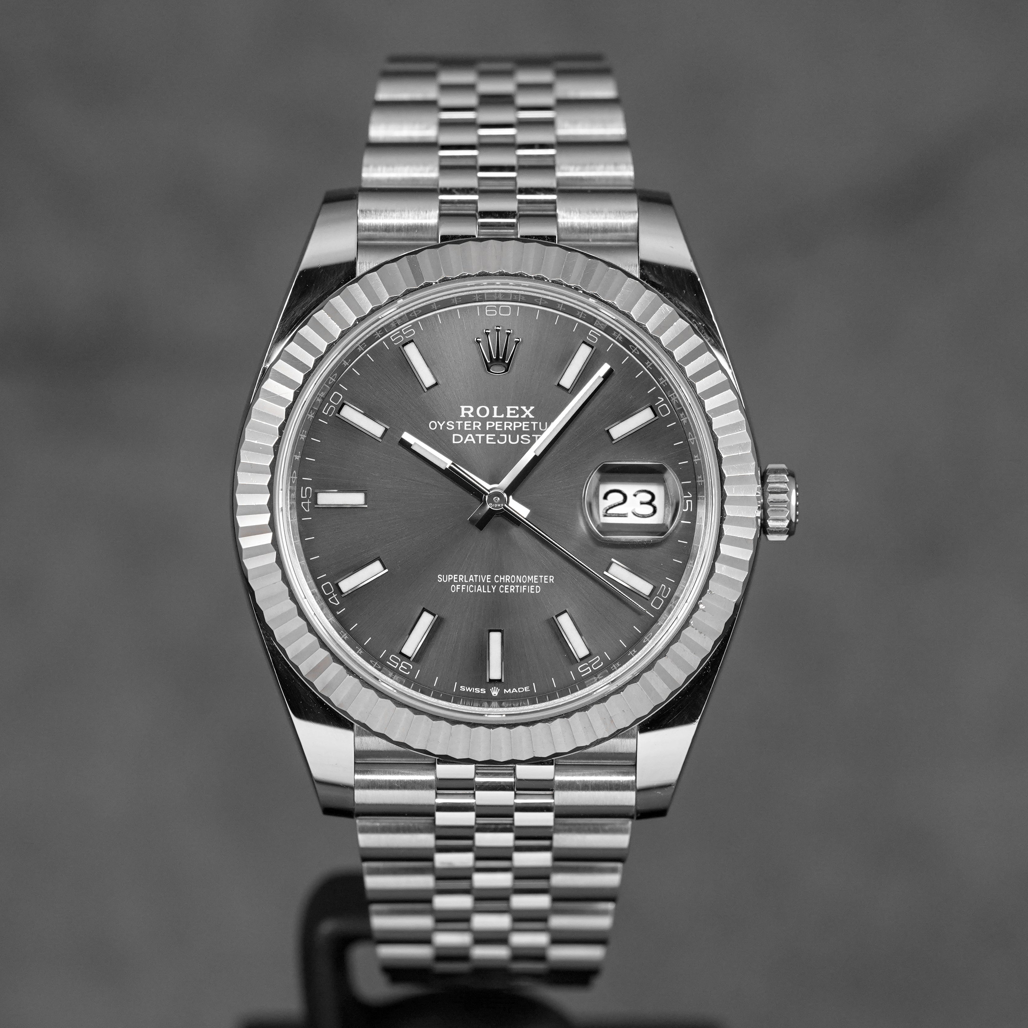 DATEJUST 41MM RHODIUM DIAL (2022)