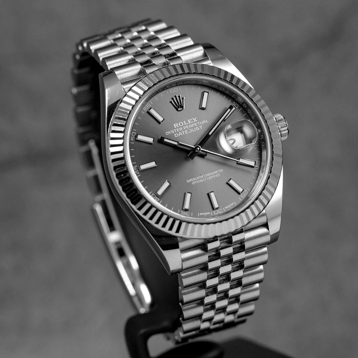 ROLEX DATEJUST 41MM RHODIUM DIAL (2018) – ONELUXE