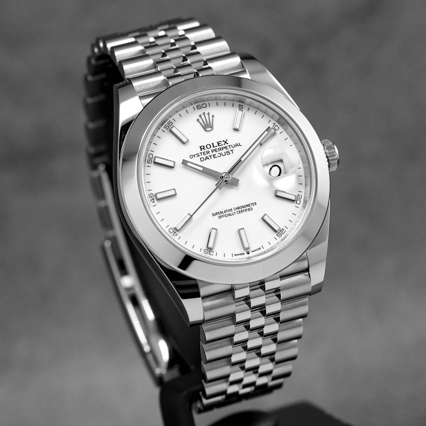 DATEJUST 41MM WHITE DIAL (2024)