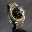 DATEJUST 41MM TWOTONE YELLOWGOLD BLACK DIAMOND DIAL (2016)