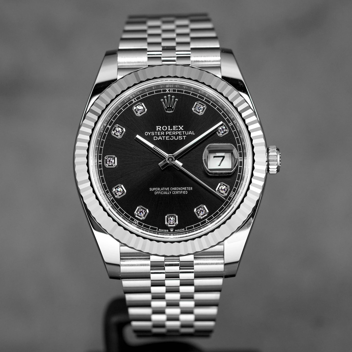 DATEJUST 41MM BLACK DIAMOND DIAL (2024)