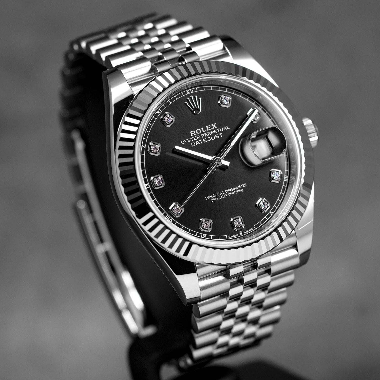 DATEJUST 41MM BLACK DIAMOND DIAL (2024)