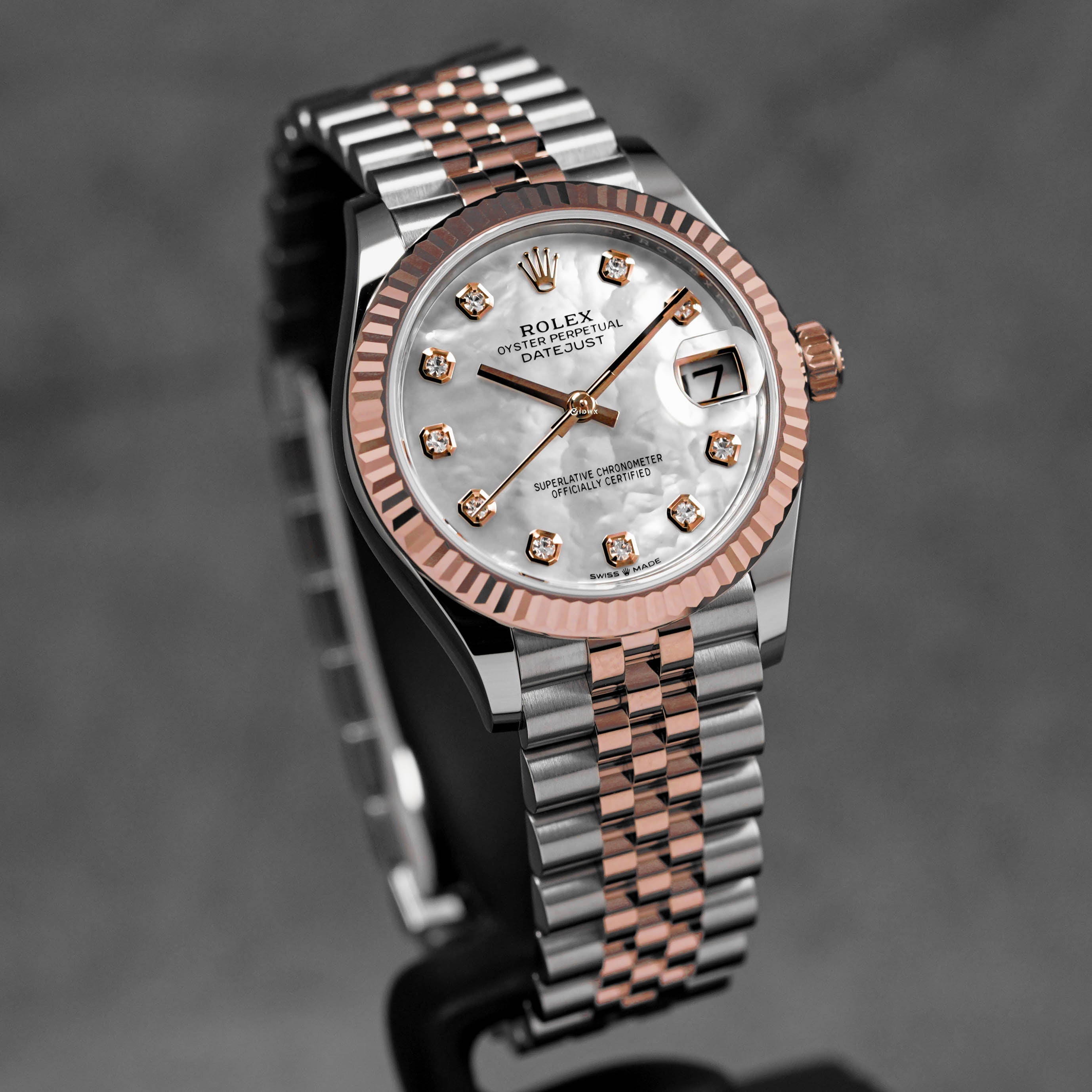 DATEJUST 31MM TWOTONE ROSEGOLD MOP DIAMOND DIAL (2026)