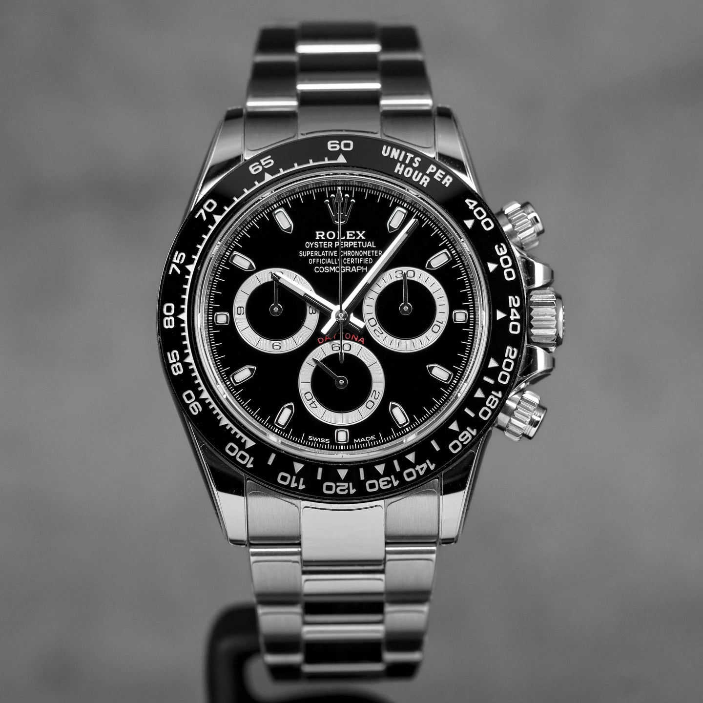 DAYTONA STEEL CERAMIC BEZEL BLACK DIAL (2023)