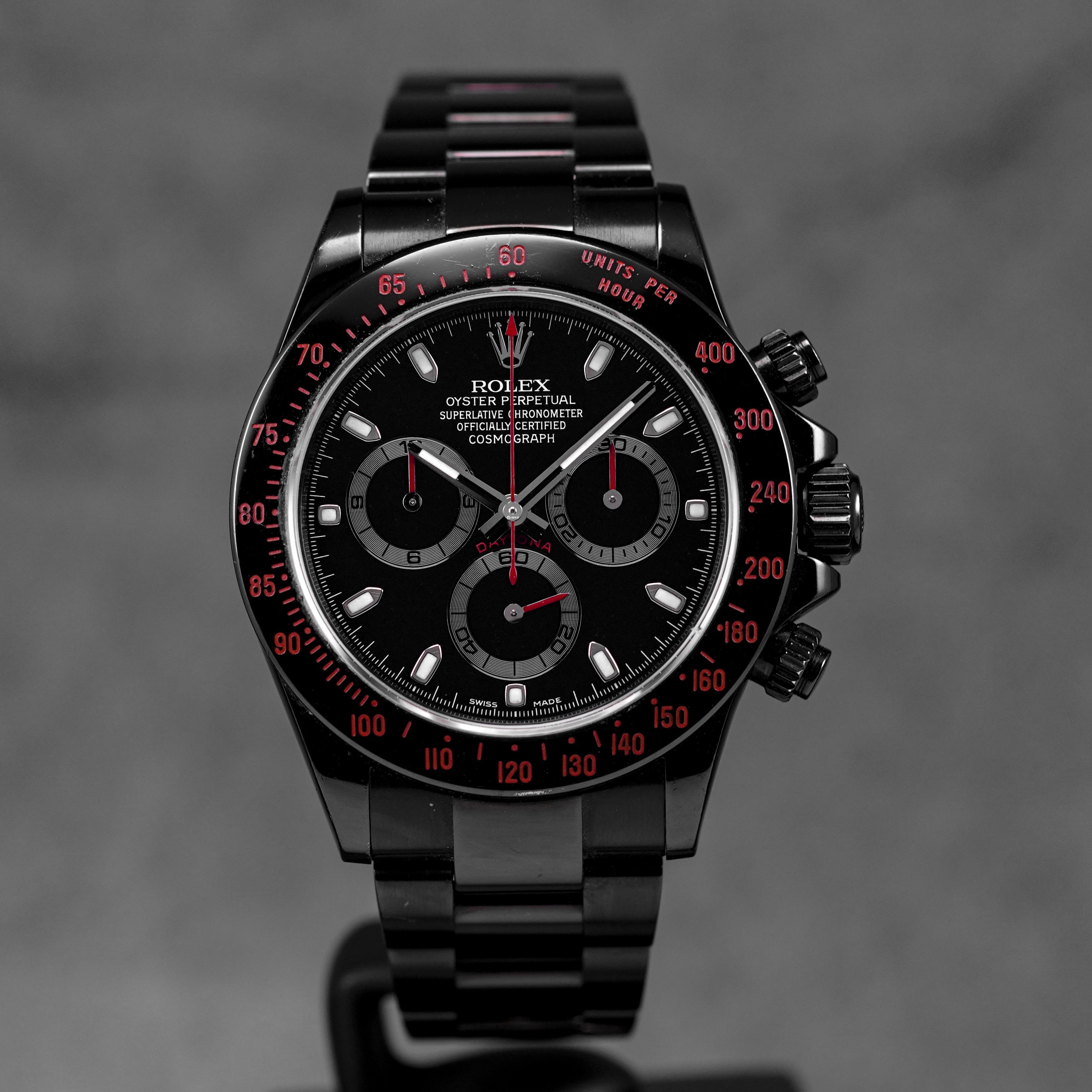 DAYTONA CUSTOM STEEL PVD BLACK DIAL (2013)