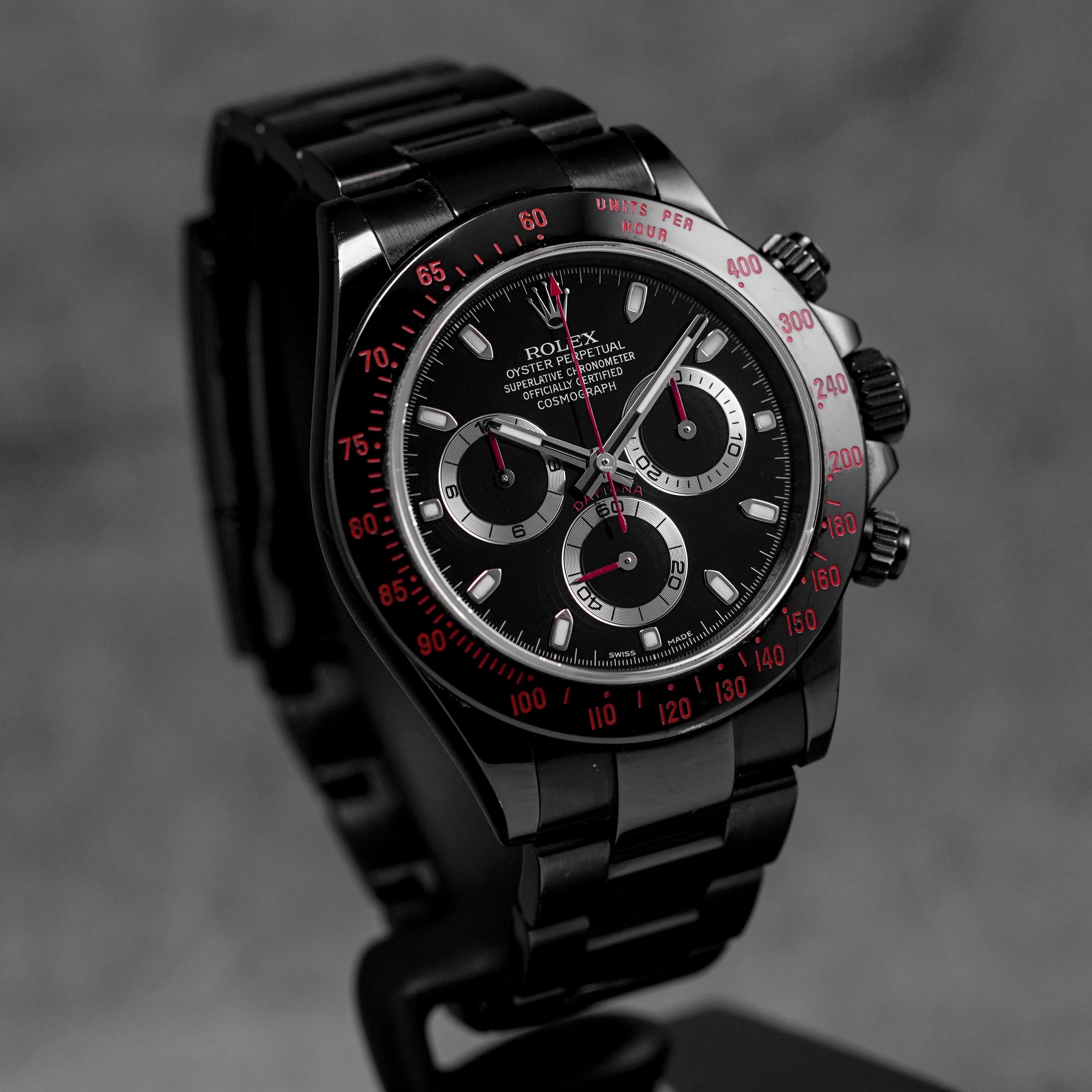 DAYTONA CUSTOM STEEL PVD BLACK DIAL (2013)