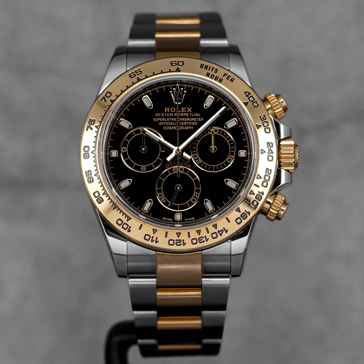 DAYTONA TWOTONE YELLOWGOLD BLACK DIAL (2022)