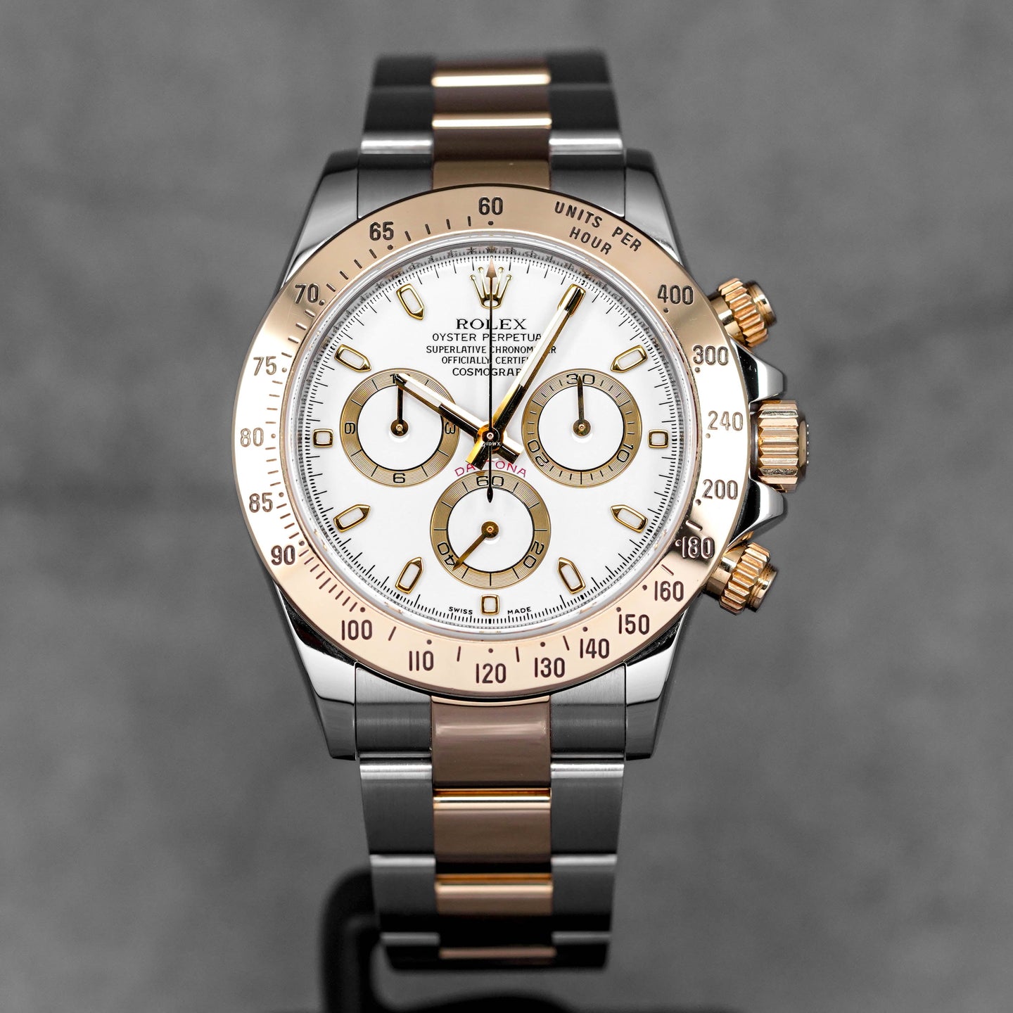 DAYTONA TWOTONE YELLOWGOLD WHITE DIAL (2010)