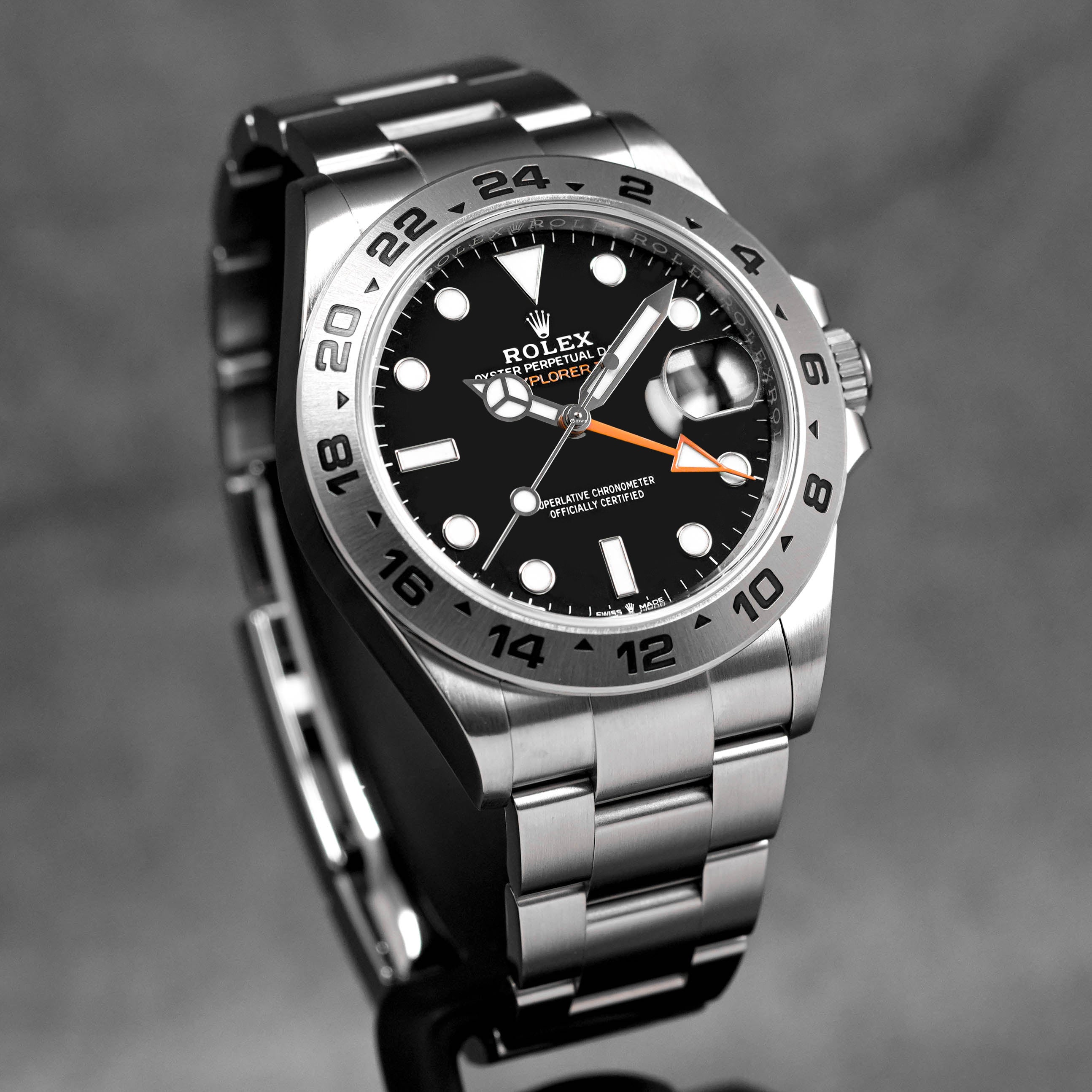 ROLEX EXPLORER-II 42MM BLACK DIAL (2023) – ONELUXE
