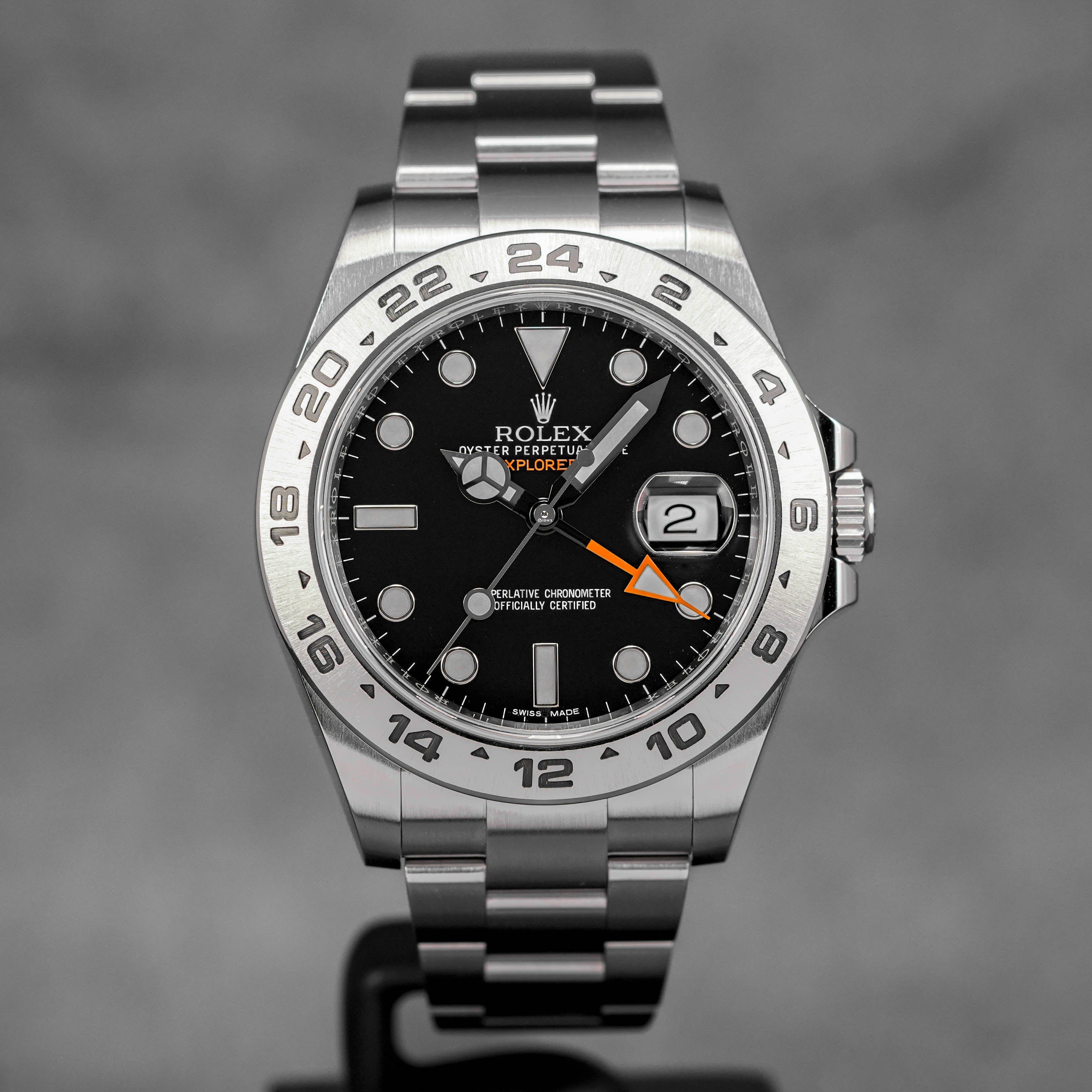 Rolex 42 Mm ROLEX EXPLORER-II 42MM BLACK DIAL (2018