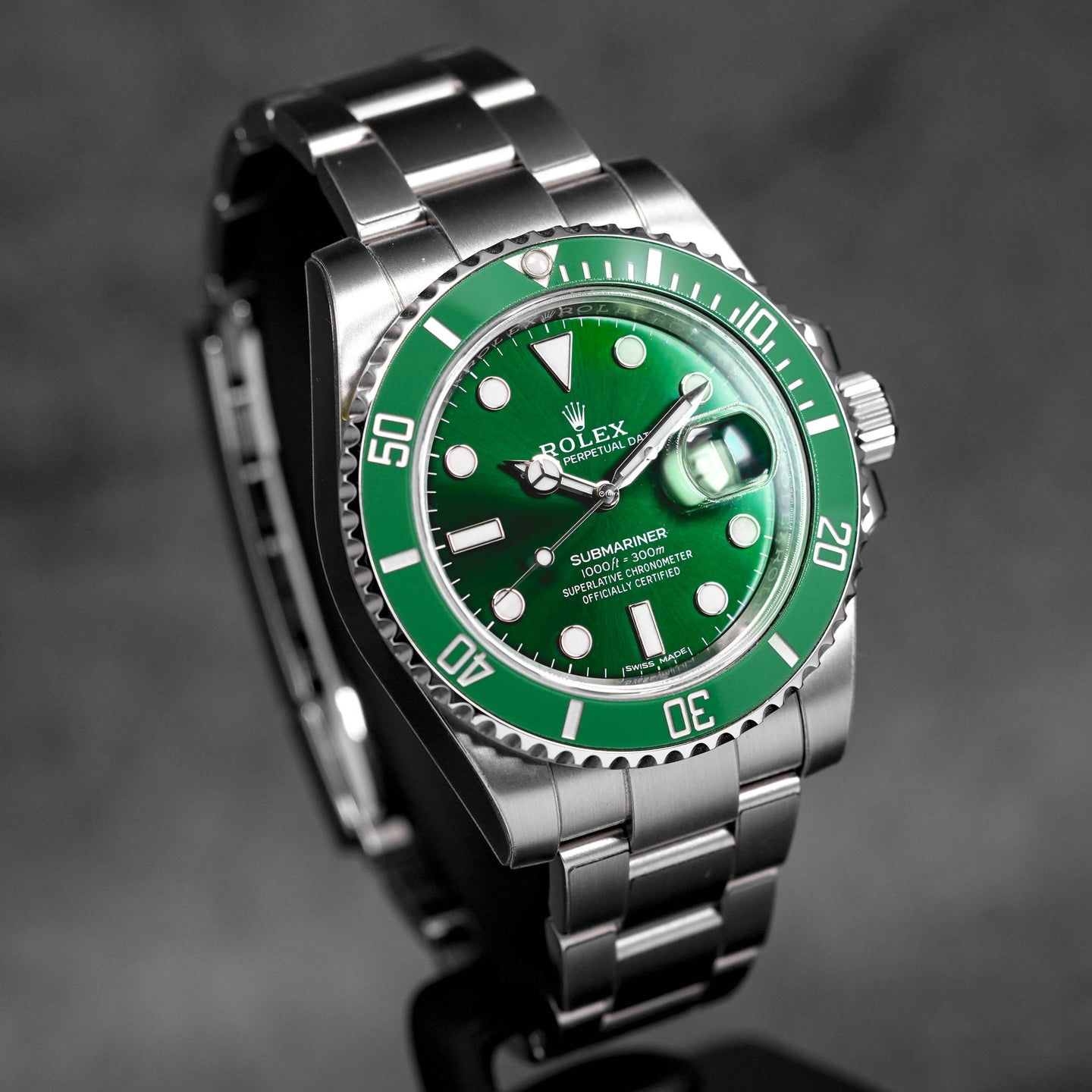 SUBMARINER DATE 40MM 'HULK' (2018)