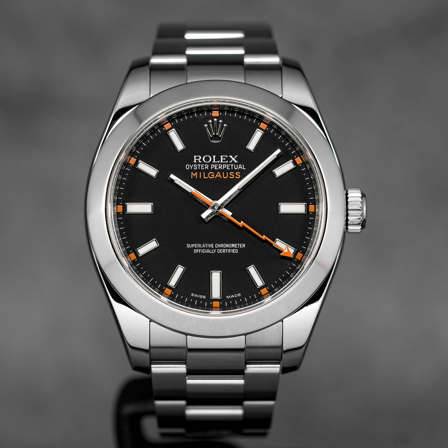 MILGAUSS BLACK DIAL 116400 (UNDATED)