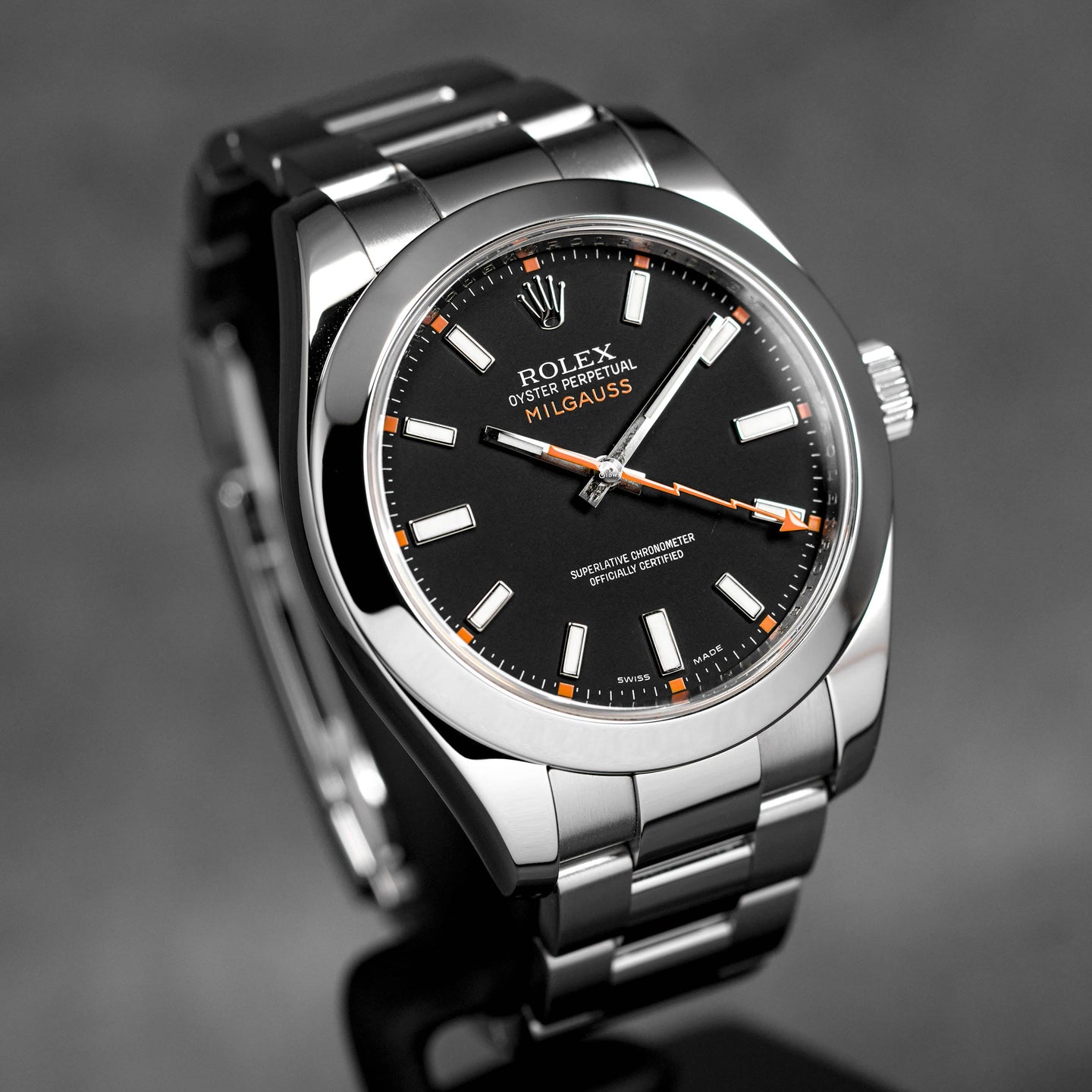 MILGAUSS BLACK DIAL 116400 (UNDATED)