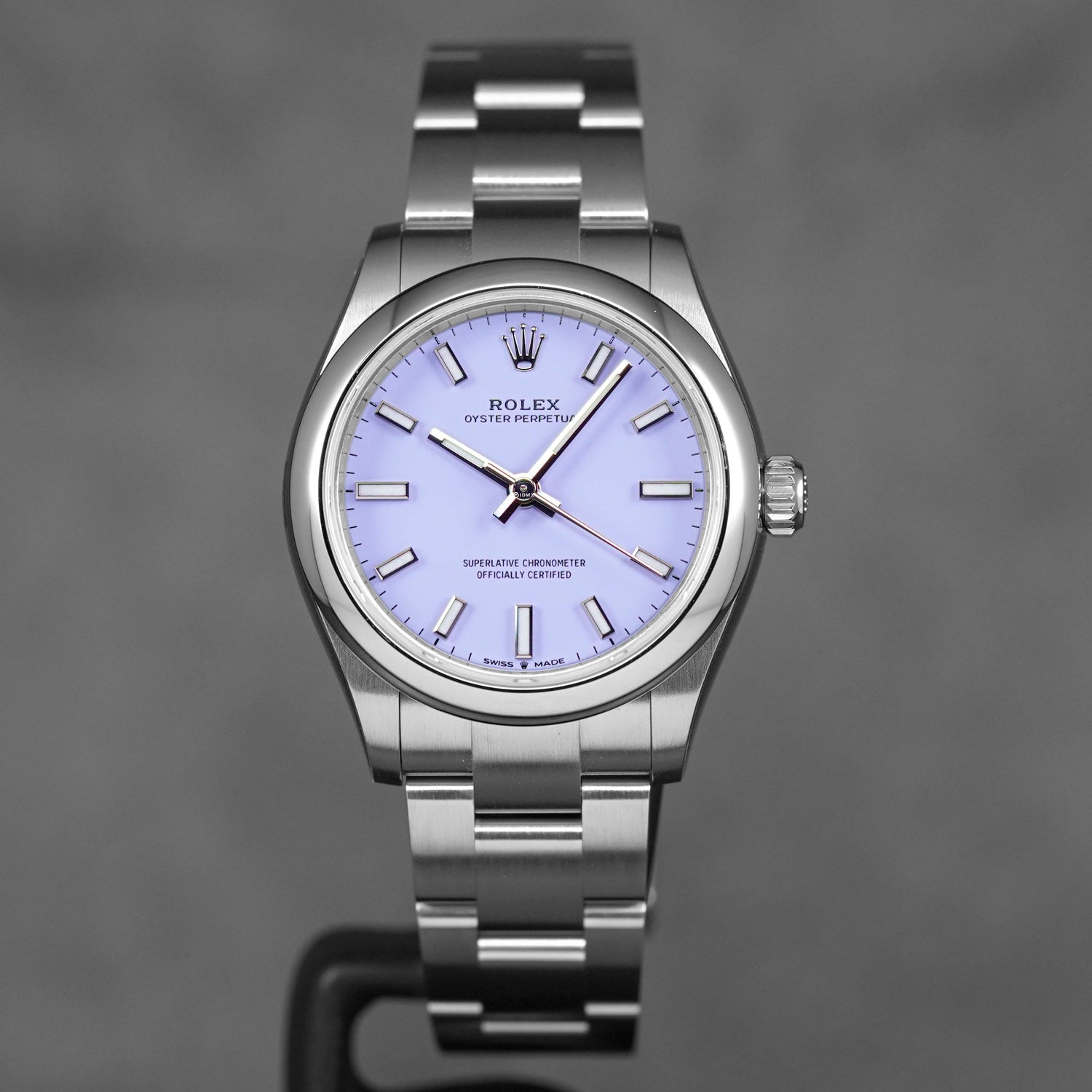 Rolex Oyster Perpetual 31mm Lavender Dial 2025 Oneluxe