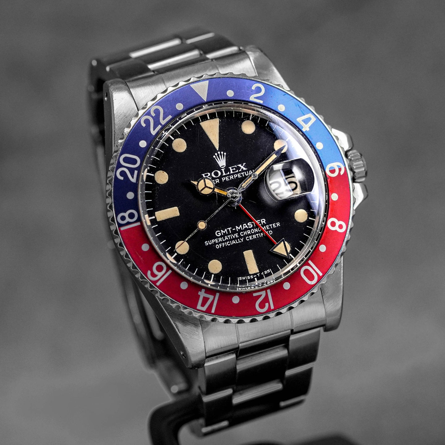 GMT MASTER PEPSI 1675 'SWISS T DIAL' (WATCH ONLY)