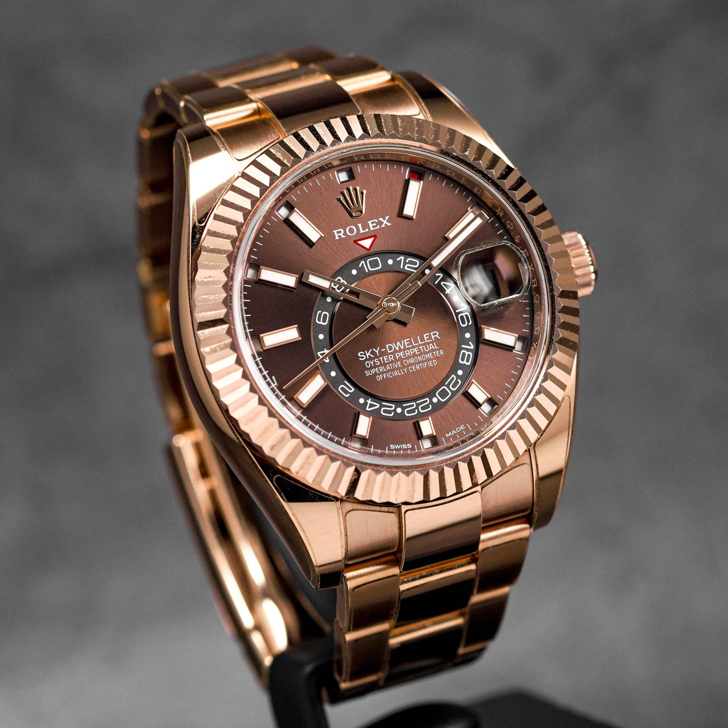 SKY-DWELLER ROSEGOLD CHOCO DIAL (2023)